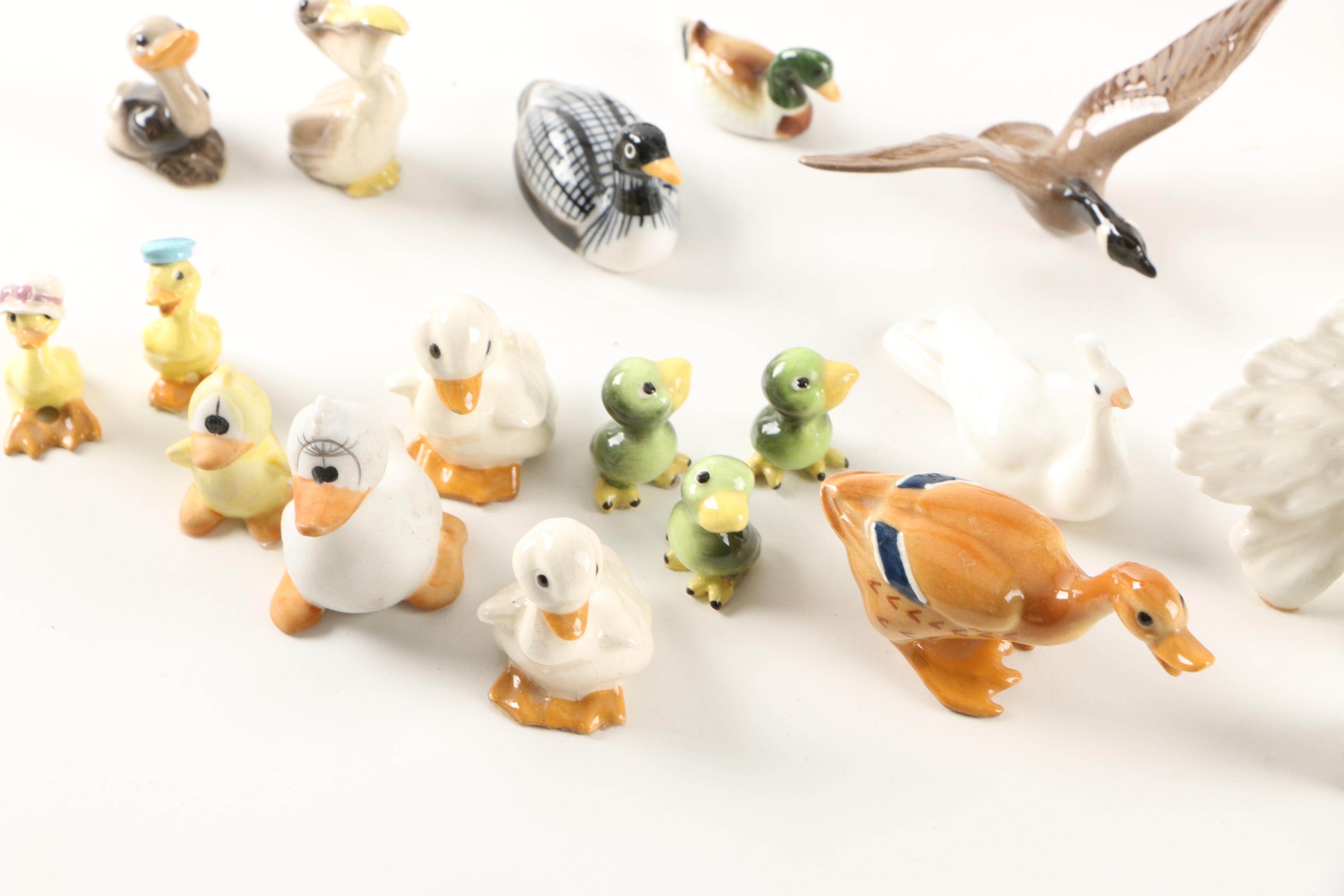 Hagen-Renaker Bird Figurines with Book