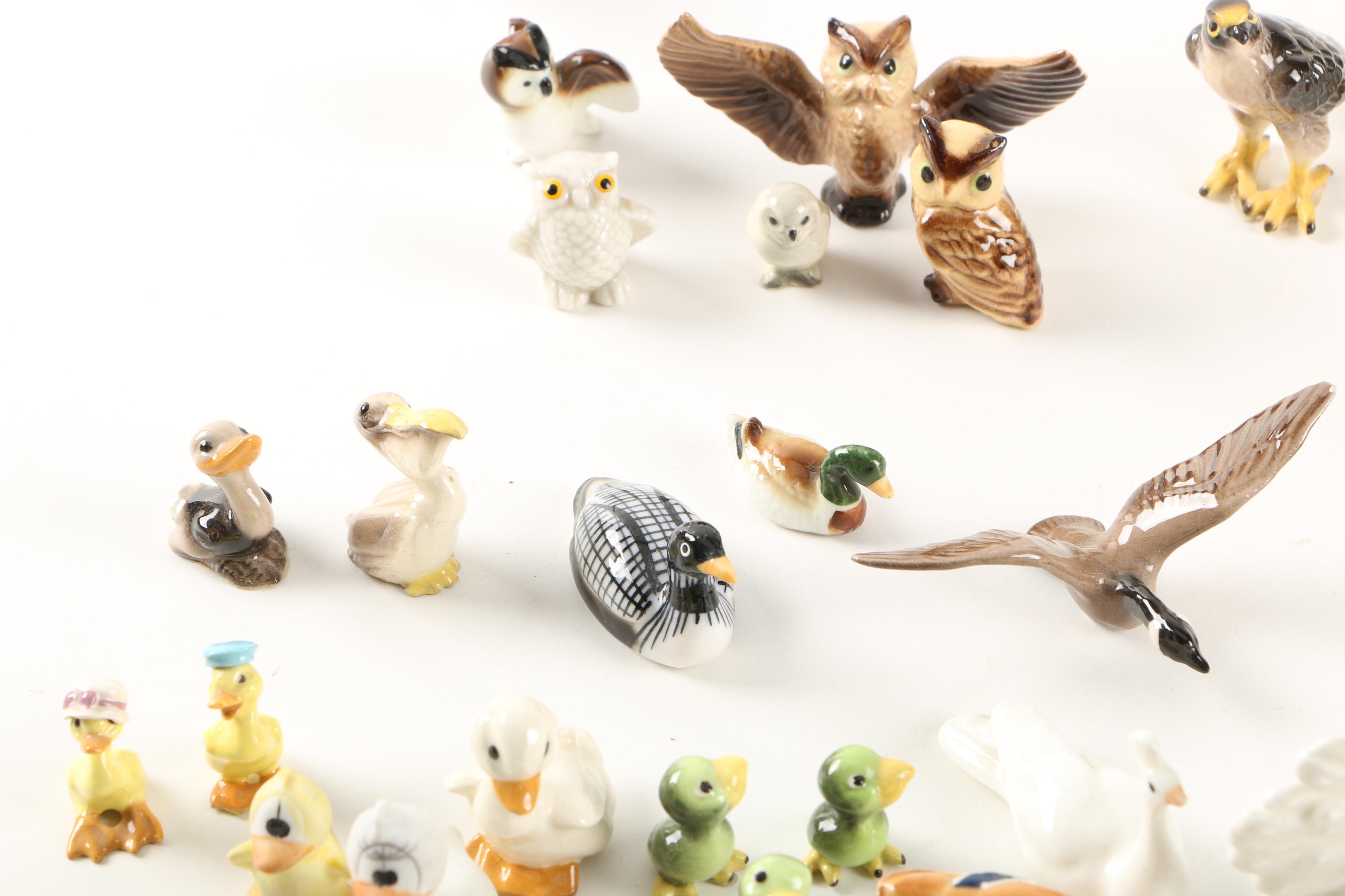 Hagen-Renaker Bird Figurines with Book