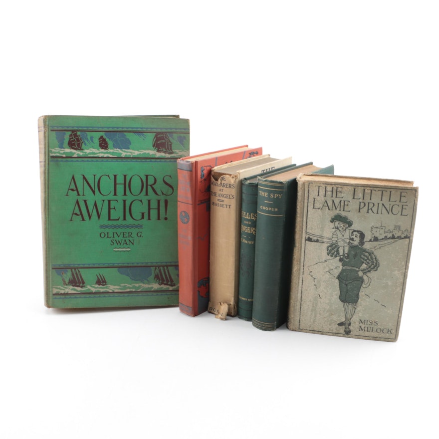 Assorted Antique and Vintage Hardcover Books