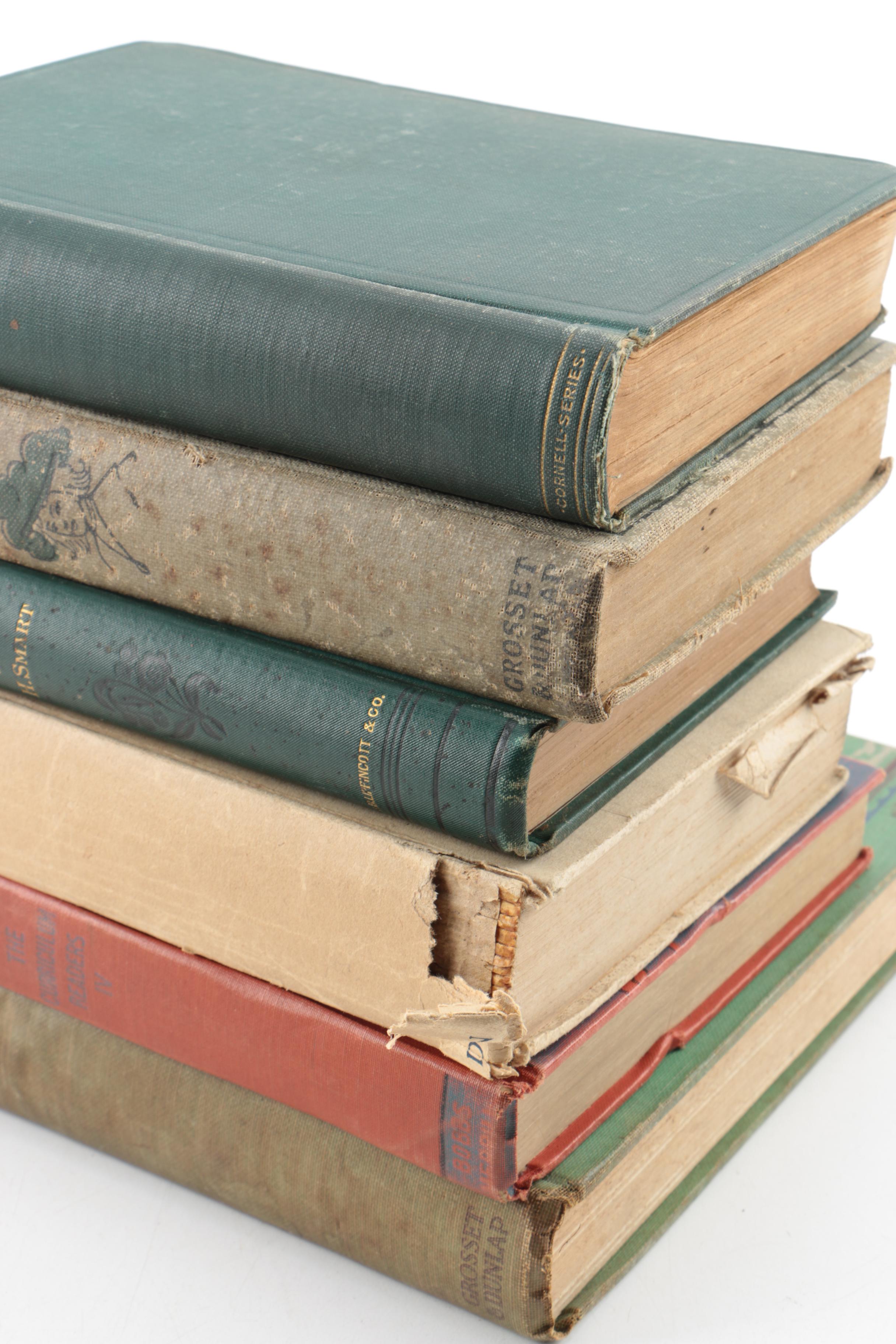 Assorted Antique and Vintage Hardcover Books