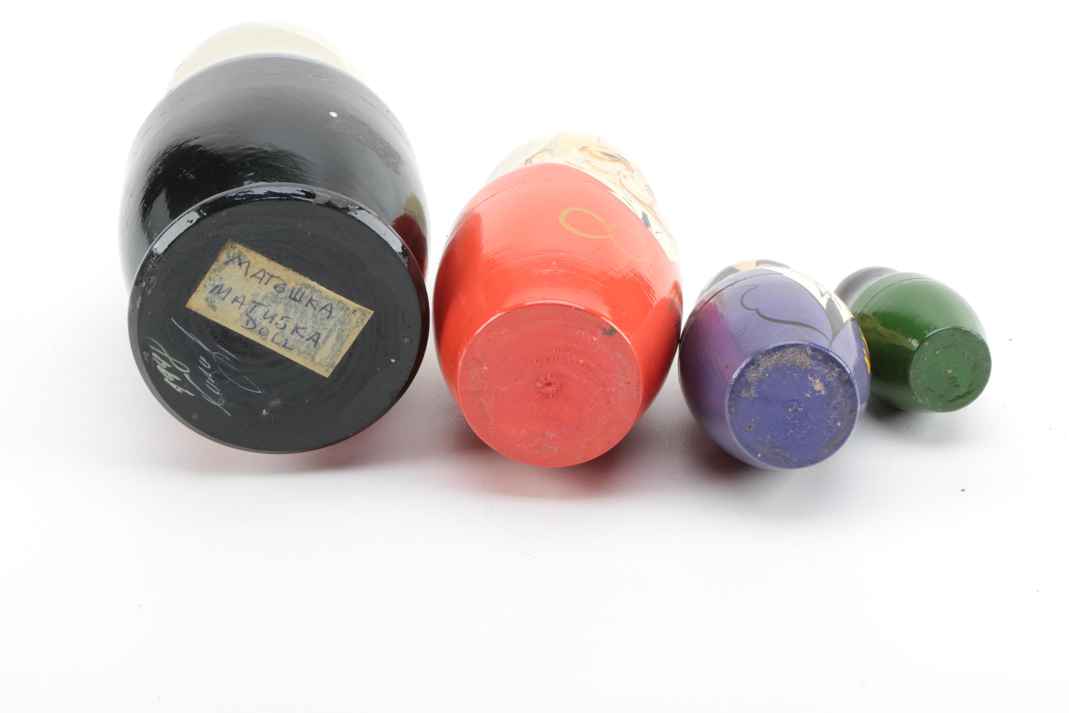 1998 Russian Political Matryoshka Nesting Doll