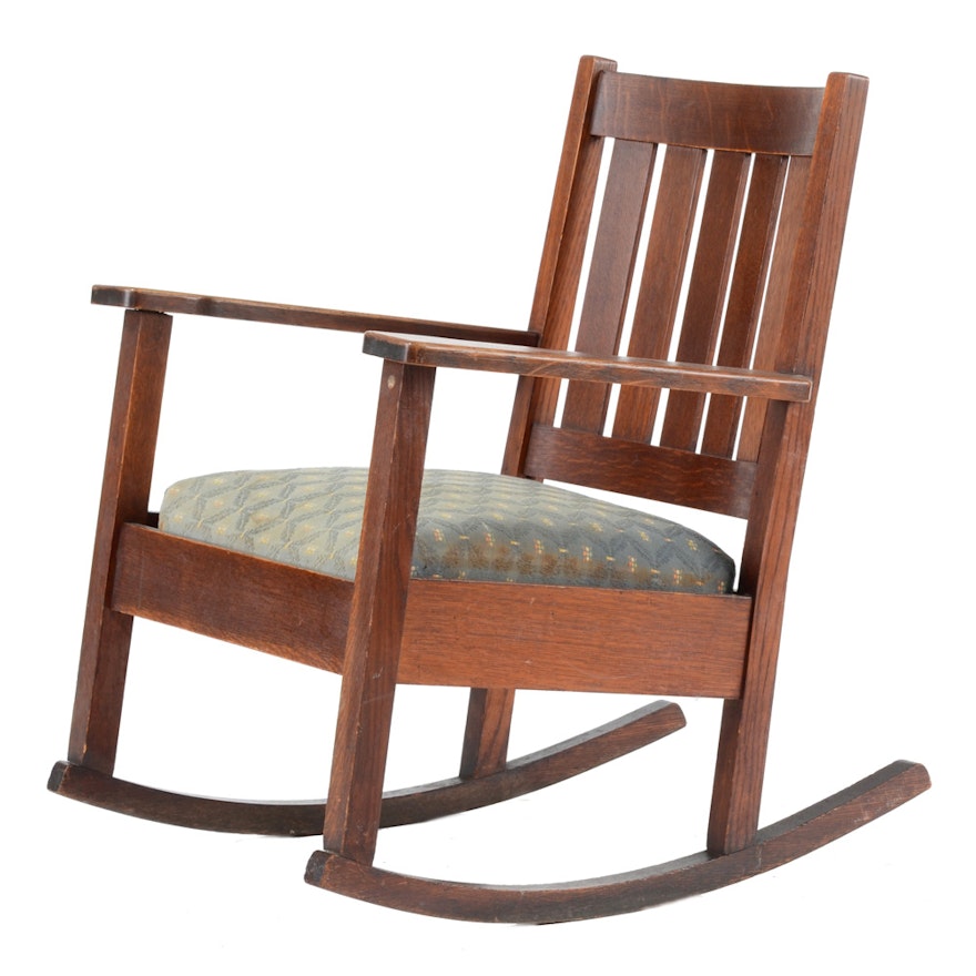 Mission Style Rocking Chair