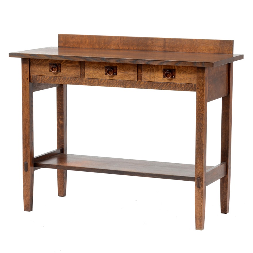 Mission Style Console Table by Warren Hile Studio