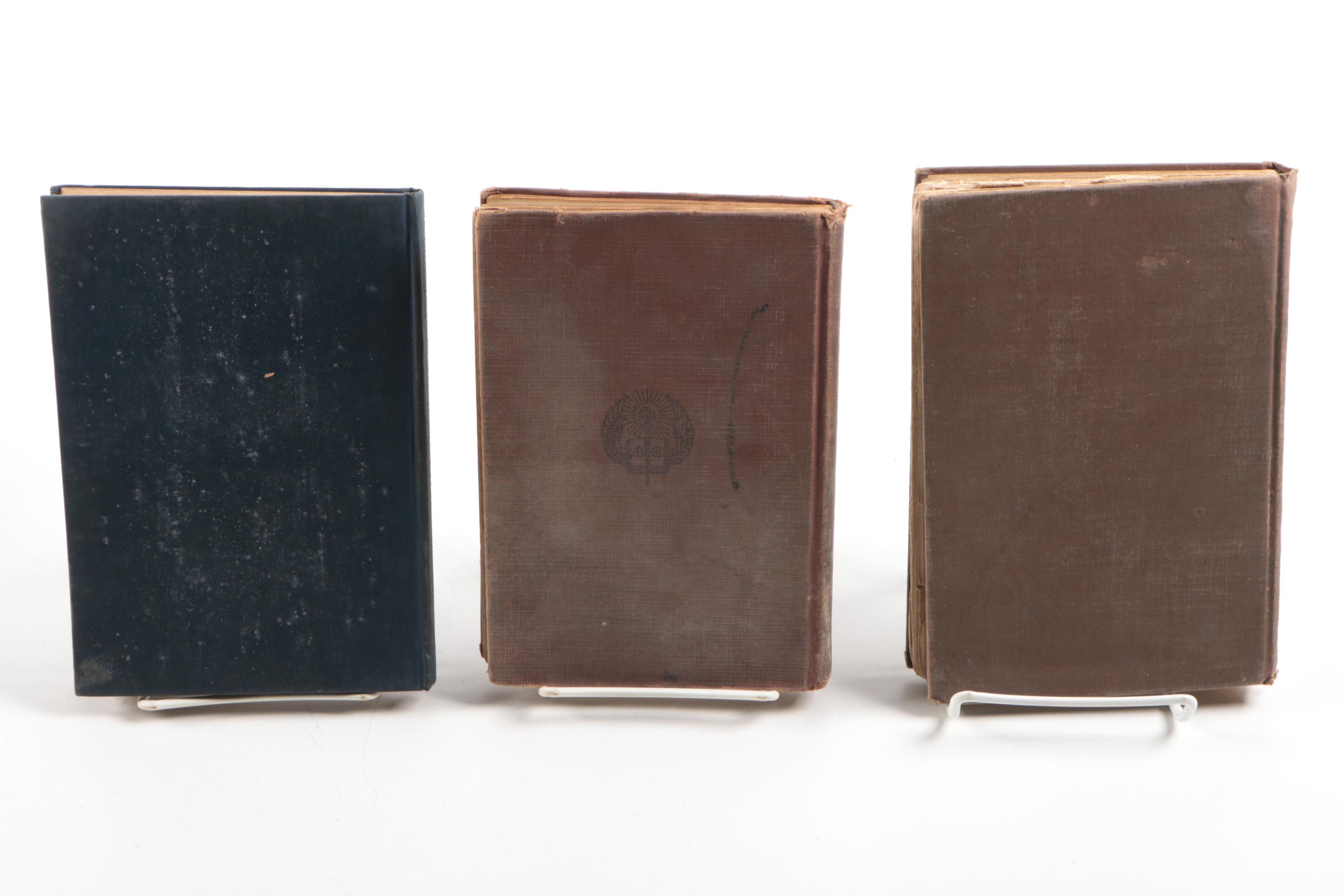 Vintage and Antique Textbooks Including 1909 "Modern Illustrative Bookkeeping"