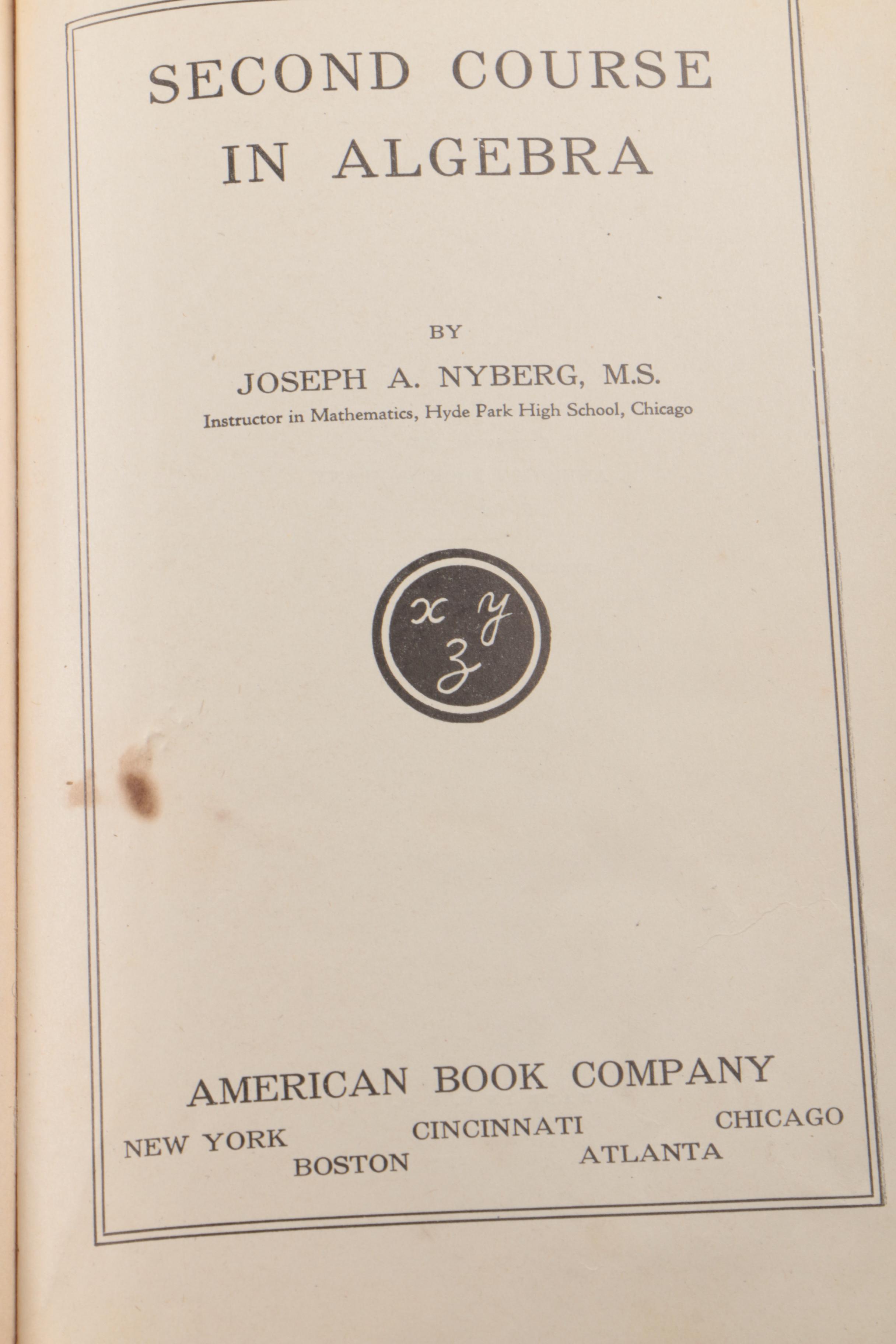 Vintage and Antique Textbooks Including 1909 "Modern Illustrative Bookkeeping"