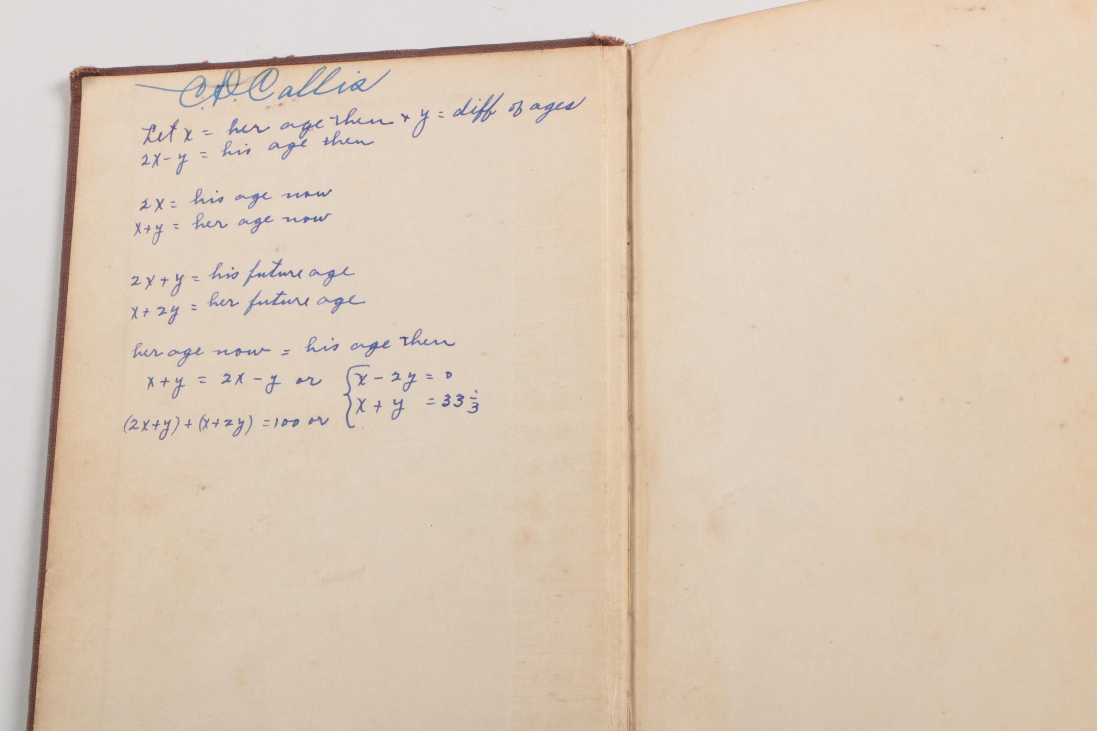 Vintage and Antique Textbooks Including 1909 "Modern Illustrative Bookkeeping"