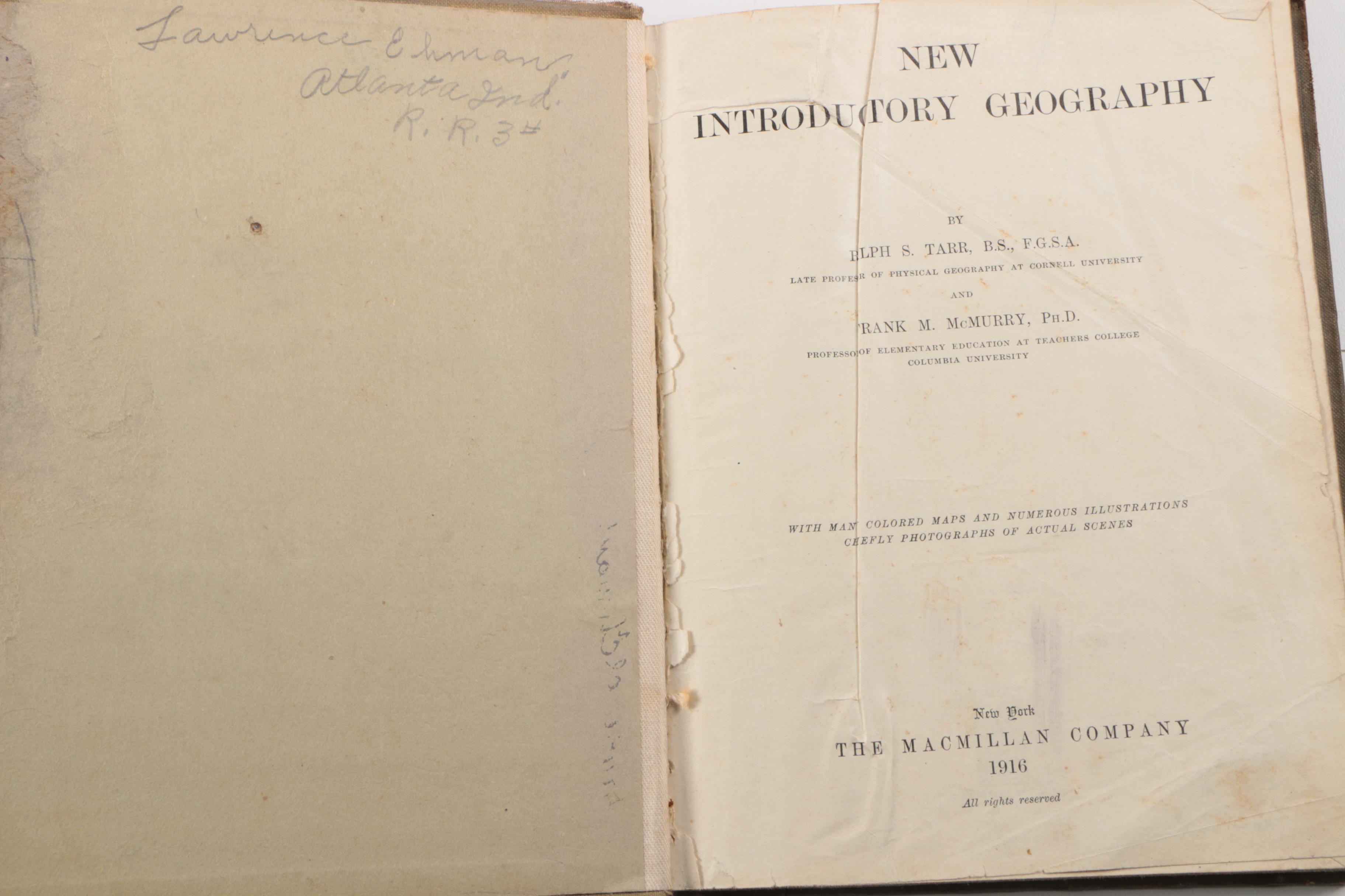 Vintage and Antique Textbooks Including 1909 "Modern Illustrative Bookkeeping"