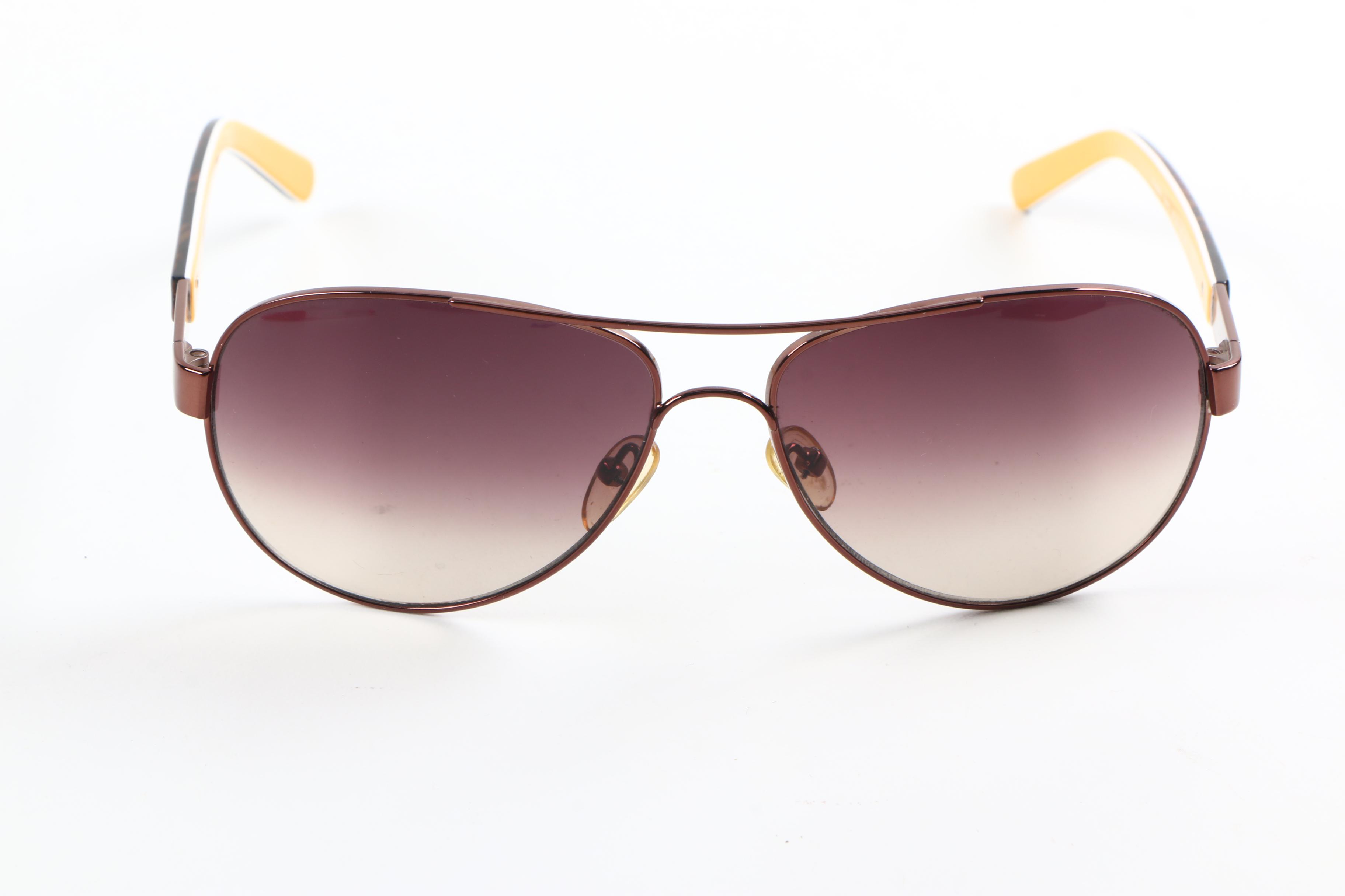 Tory Burch Aviator Sunglasses with Case