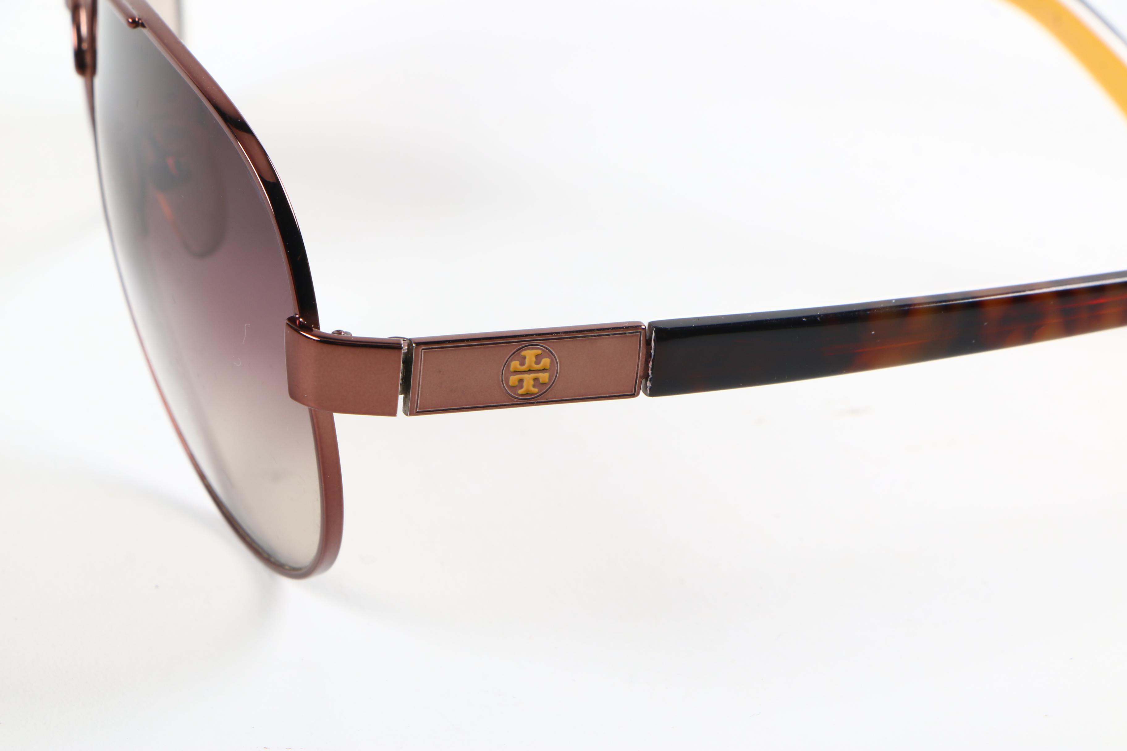 Tory Burch Aviator Sunglasses with Case