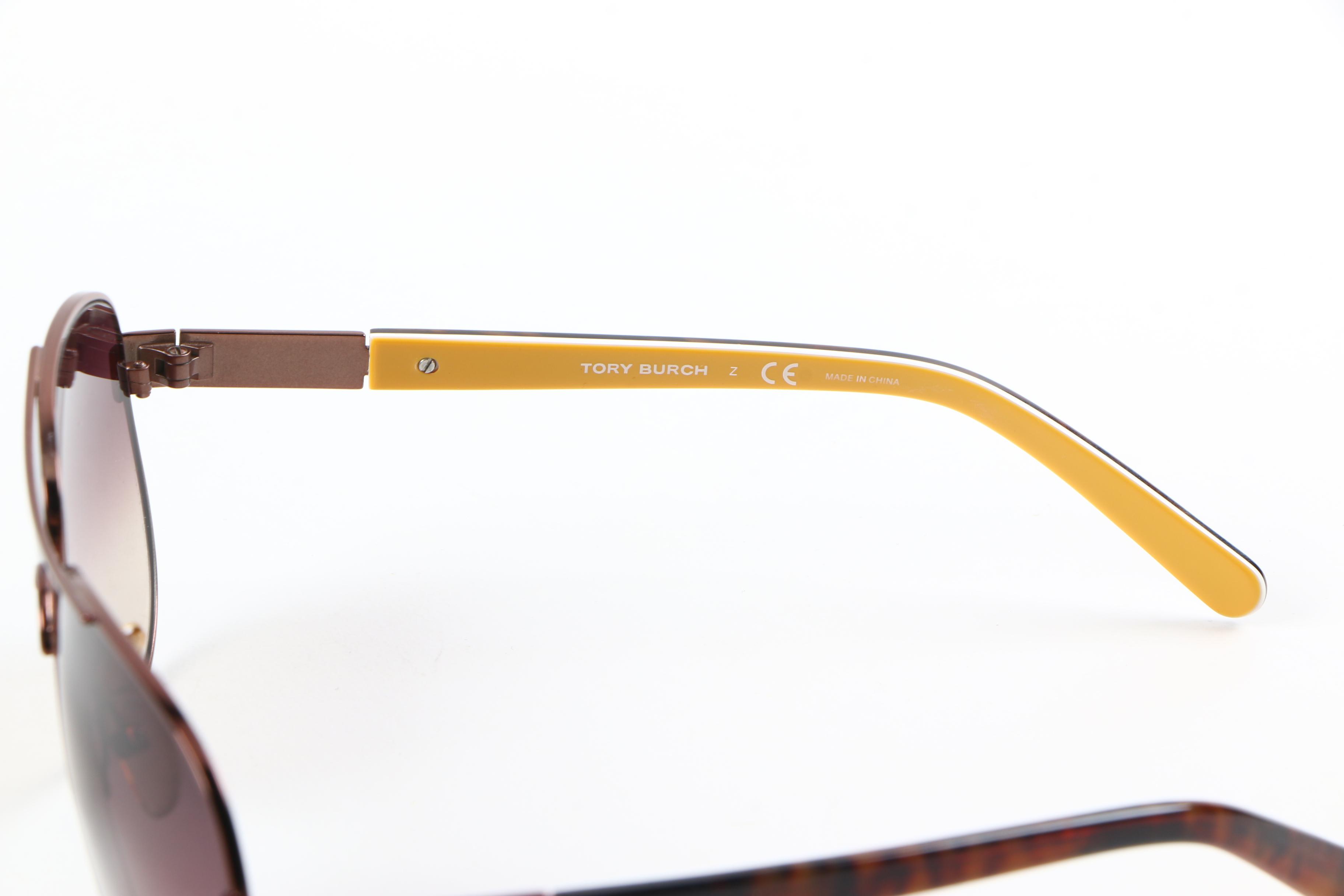 Tory Burch Aviator Sunglasses with Case