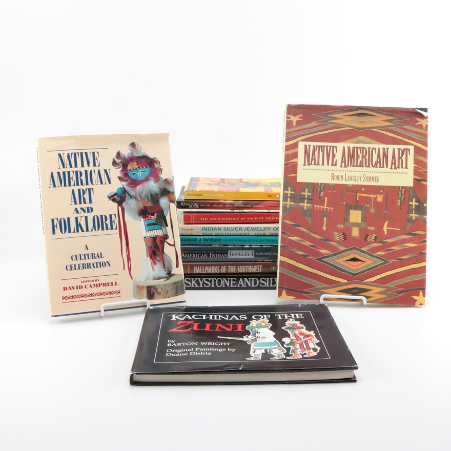 Collection of Books on Native American Culture and Art