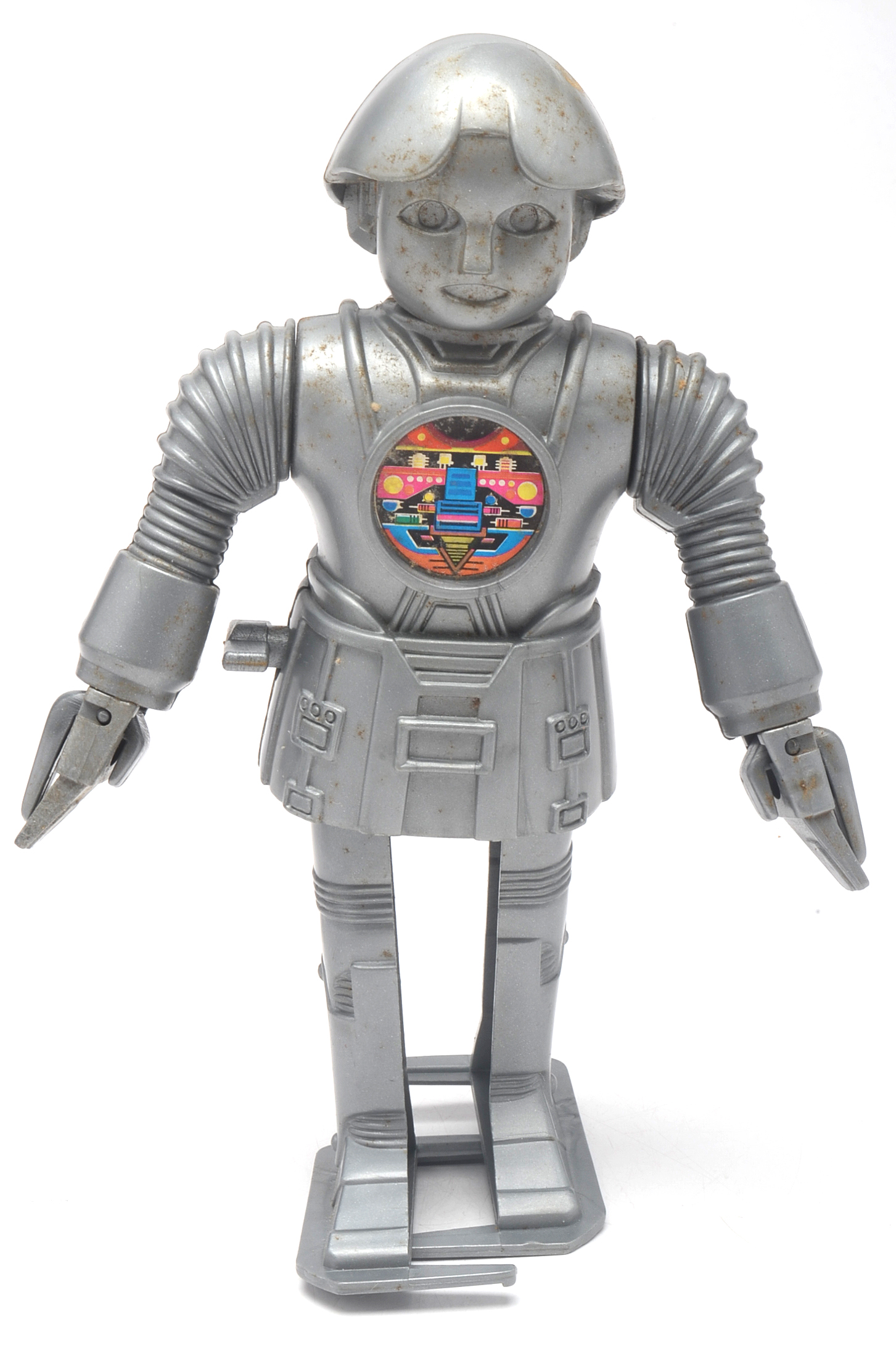 1960s Police Patrol Friction Helicopter and 1978 Twiggy Robot