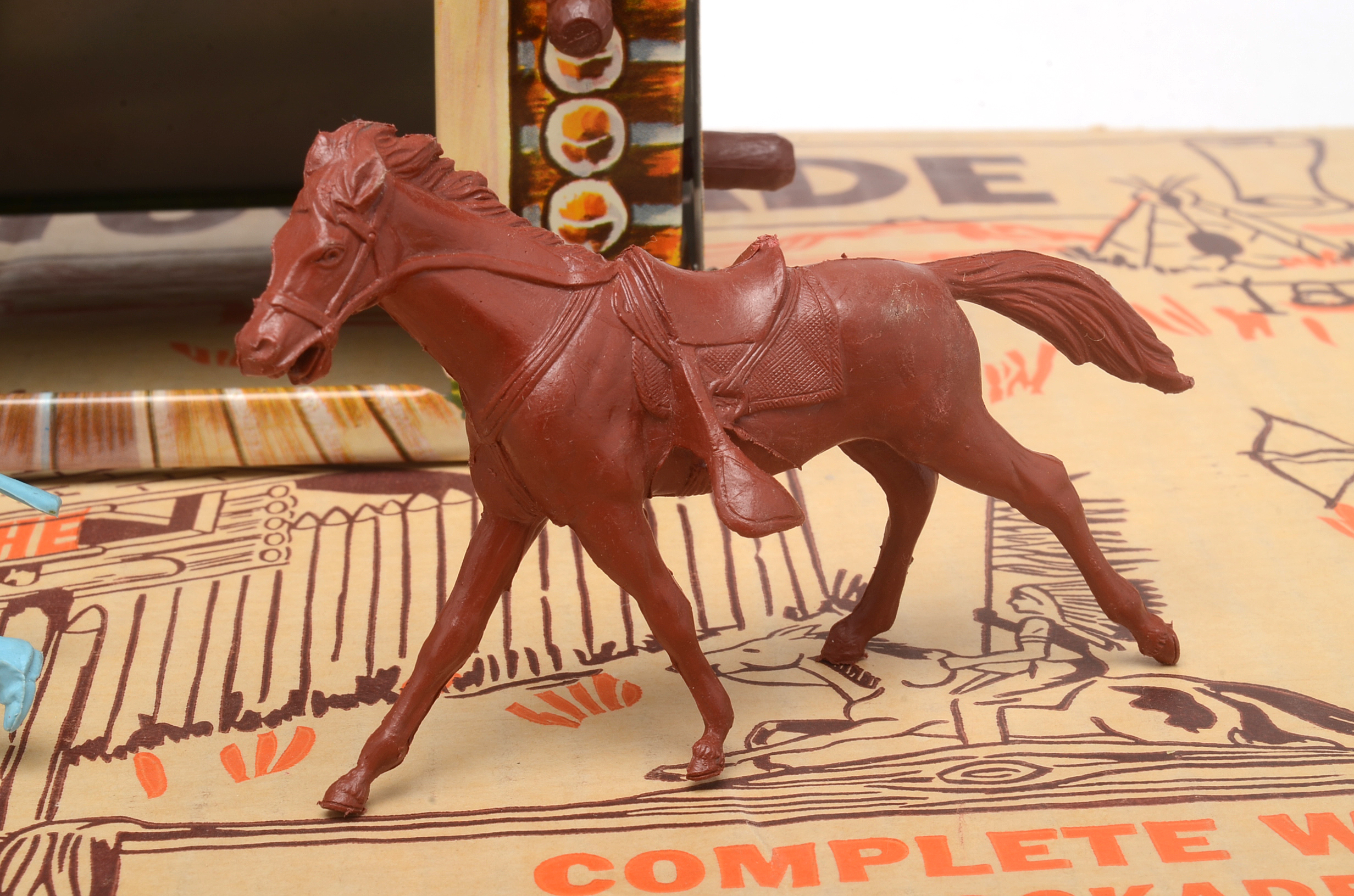 Vintage Marx Toys "Fort Apache Stockade" Play Set In Box