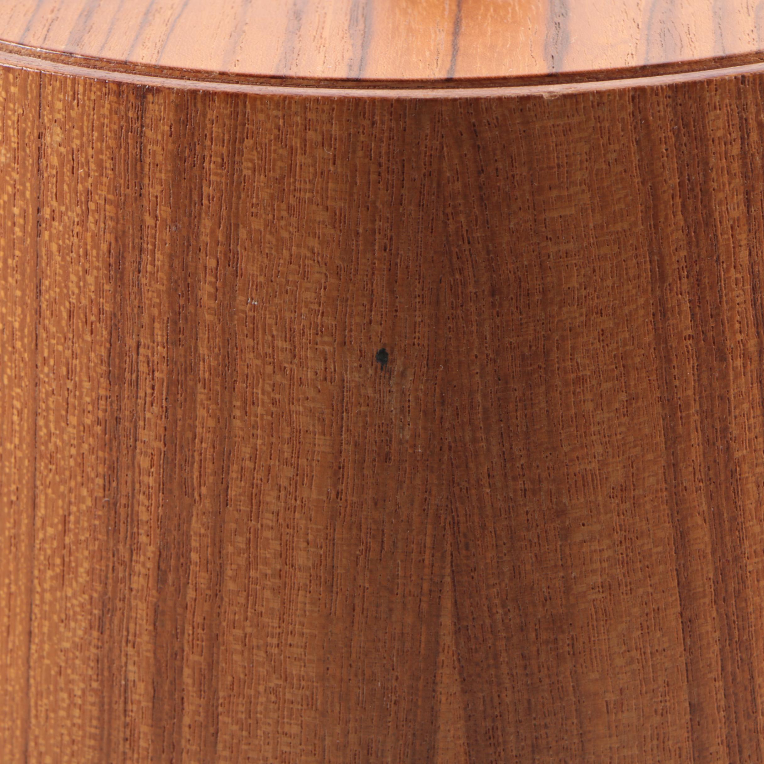 Mid Century Modern Wood Ice Bucket