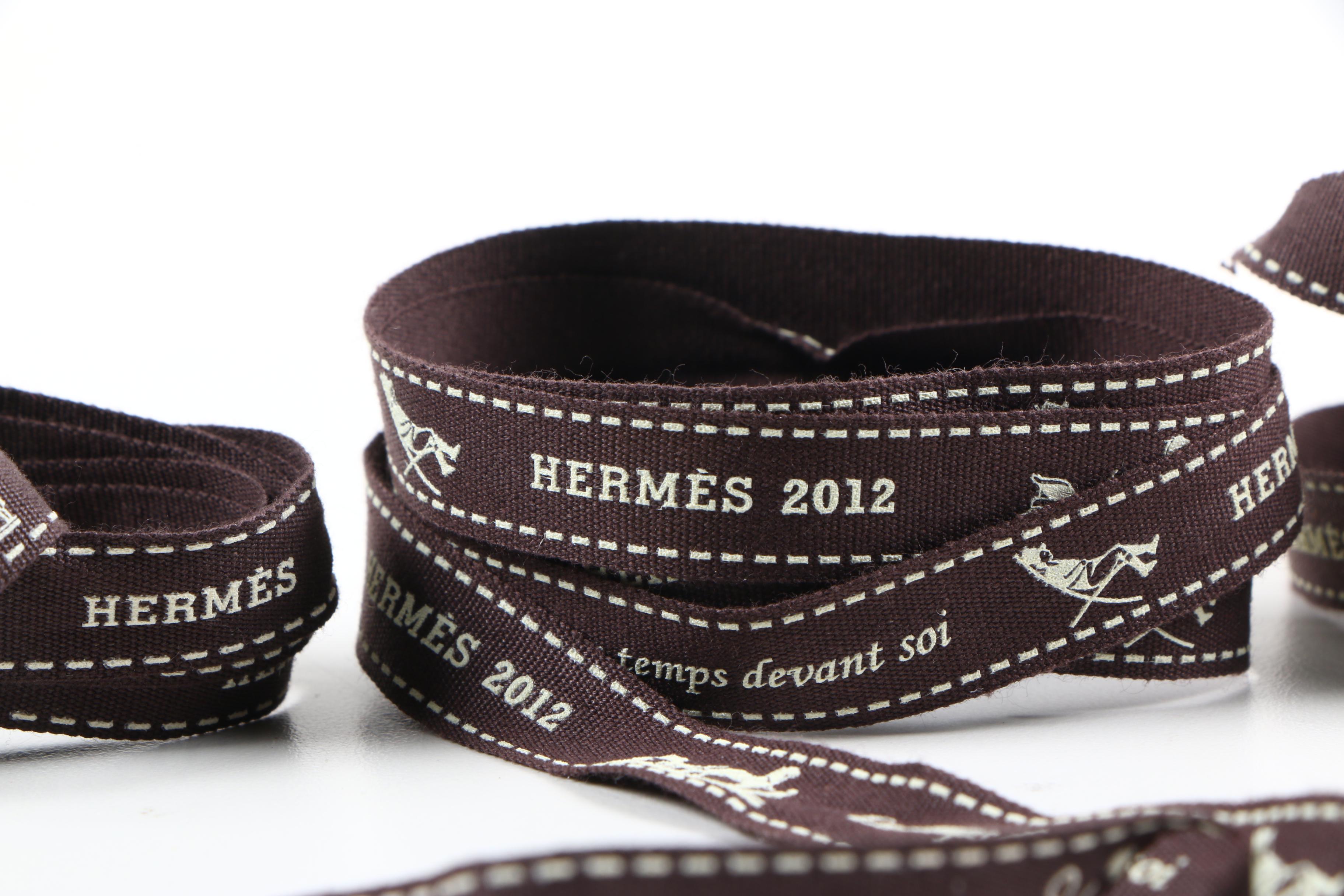 Hermès Brown Ribbons