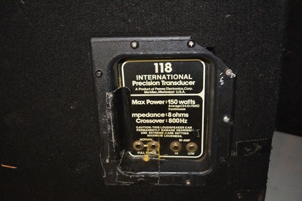 Peavey 115TI Monitor and Peavey 1545M Floor Monitor