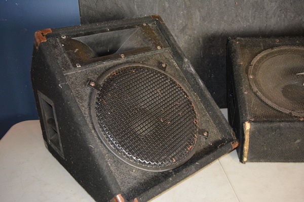 Peavey 115TI Monitor and Peavey 1545M Floor Monitor