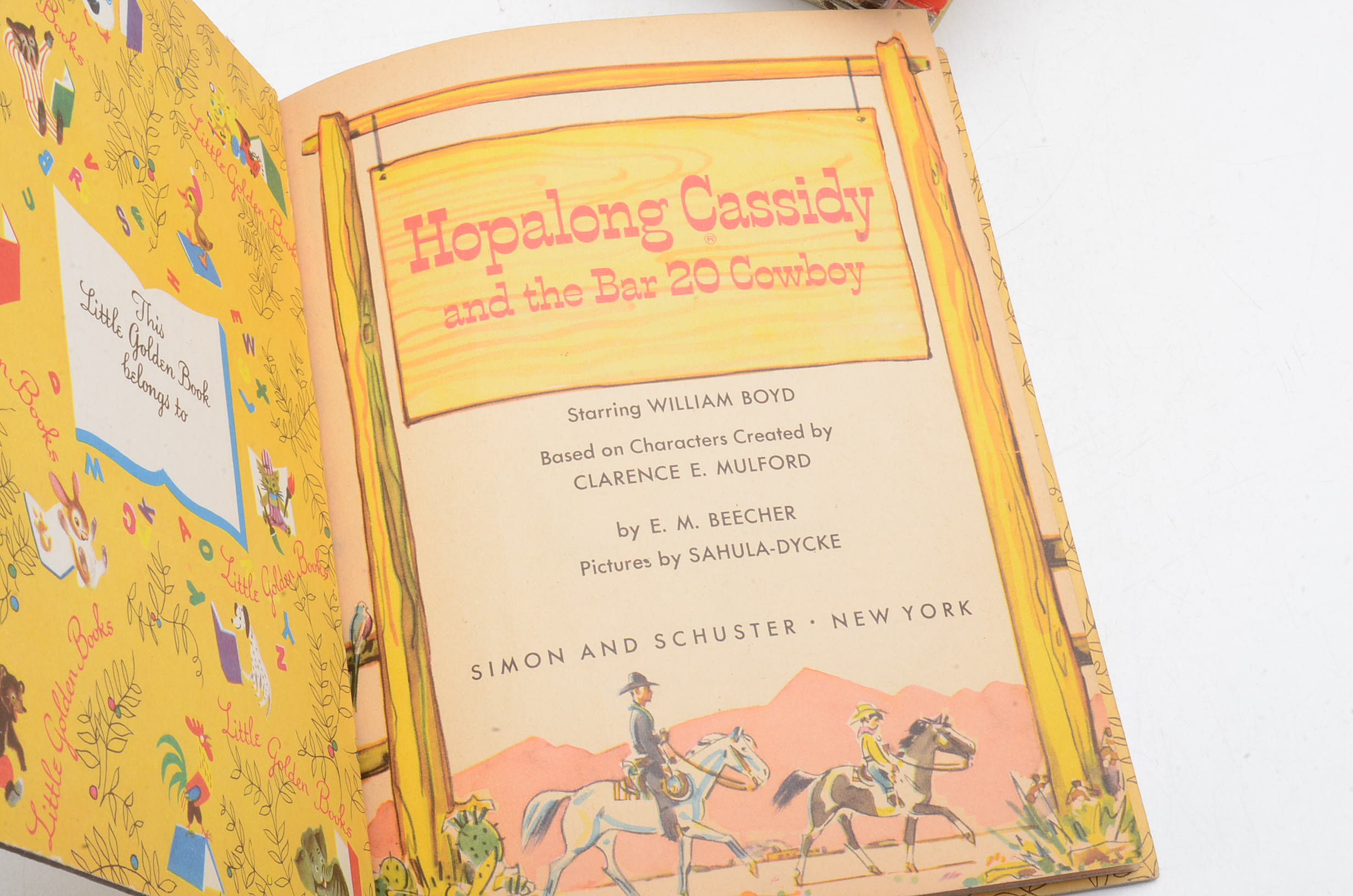 Collection of 1950's Children's TV Show Books