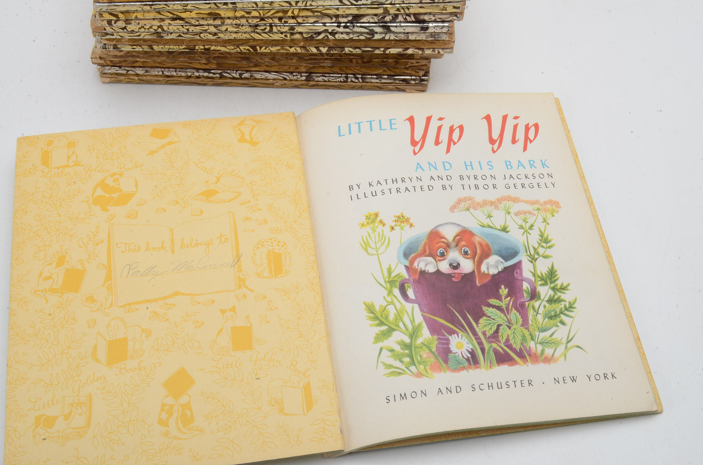 Collection of 1950's Little Golden Children's Books