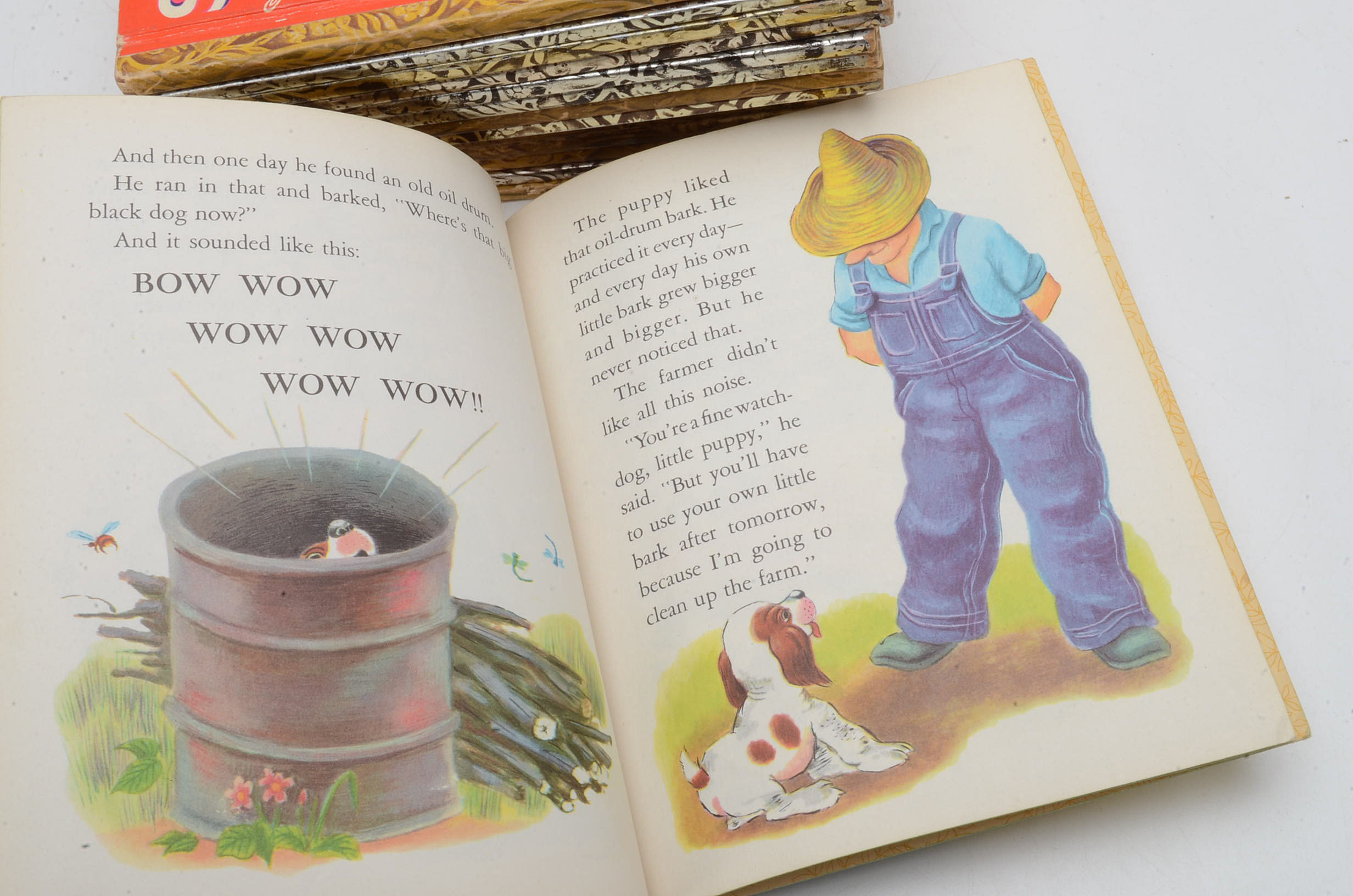 Collection of 1950's Little Golden Children's Books