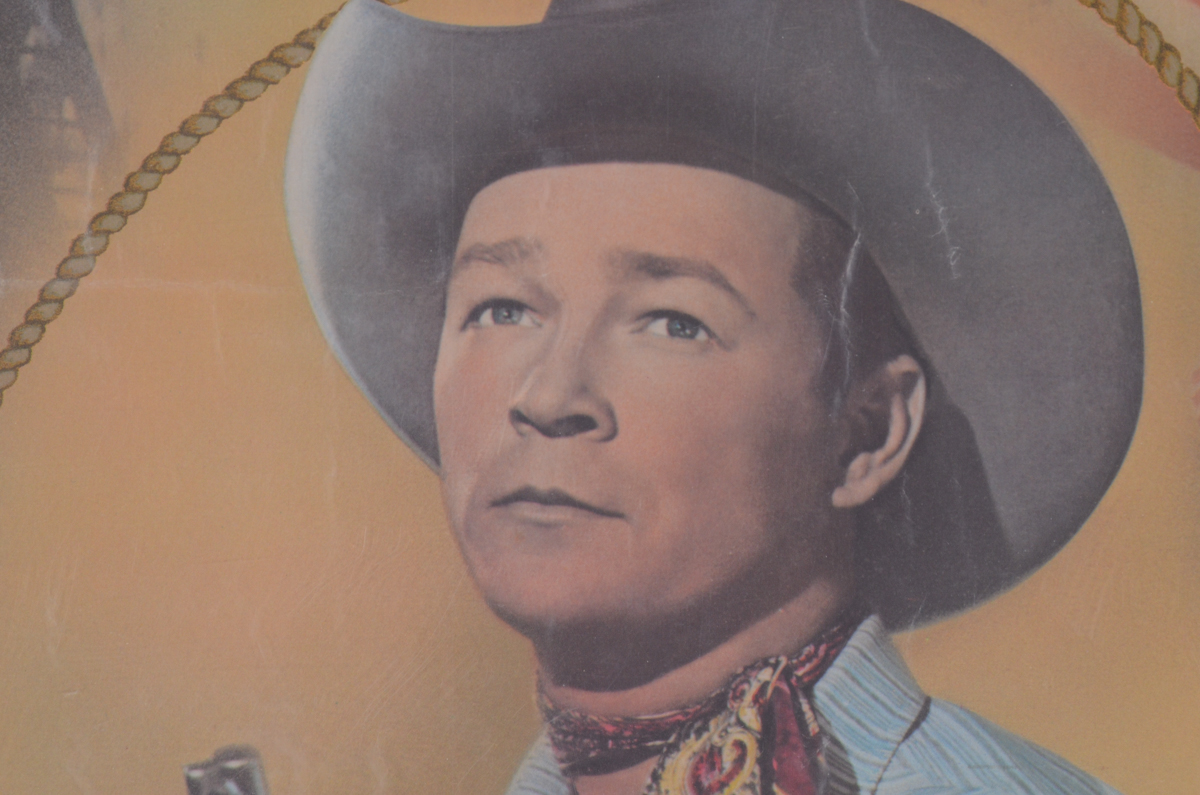 Roy Rogers Signed Offset Lithograph Poster "King of the Cowboys"