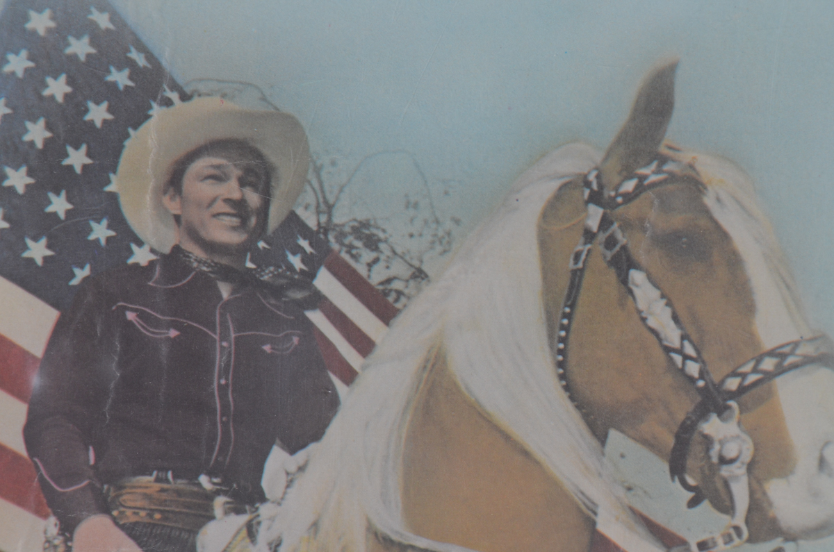 Roy Rogers Signed Offset Lithograph Poster "King of the Cowboys"
