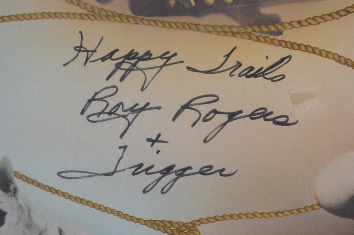 Roy Rogers Signed Offset Lithograph Poster "King of the Cowboys"