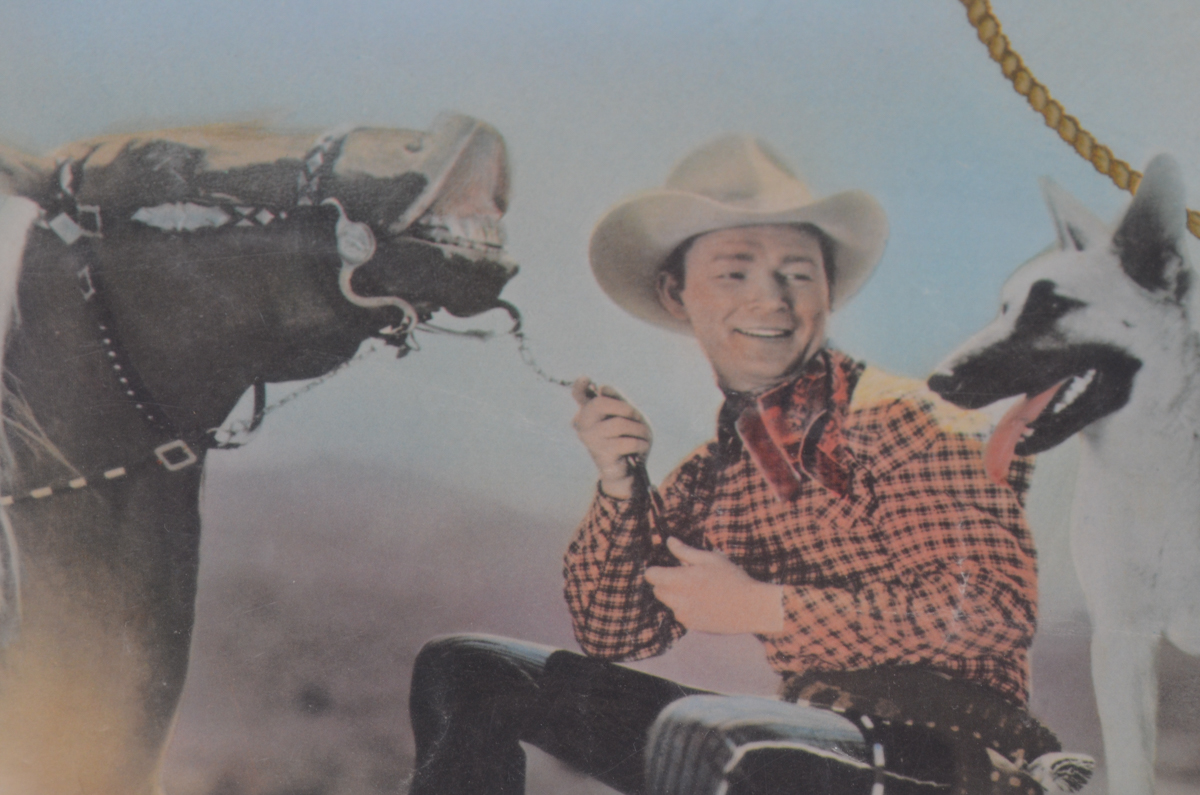 Roy Rogers Signed Offset Lithograph Poster "King of the Cowboys"