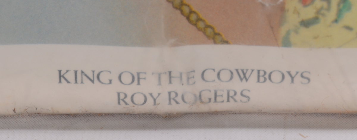 Roy Rogers Signed Offset Lithograph Poster "King of the Cowboys"