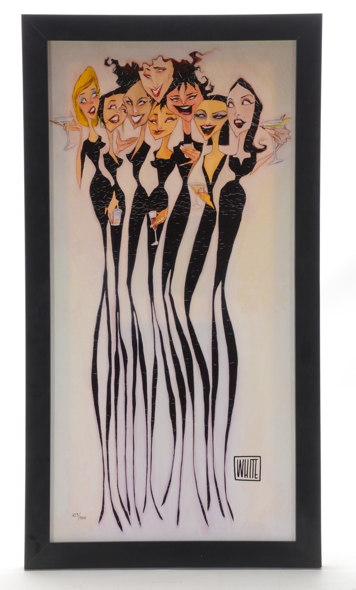 Limited Edition Giclee on Canvas after Todd White "Girl Party"