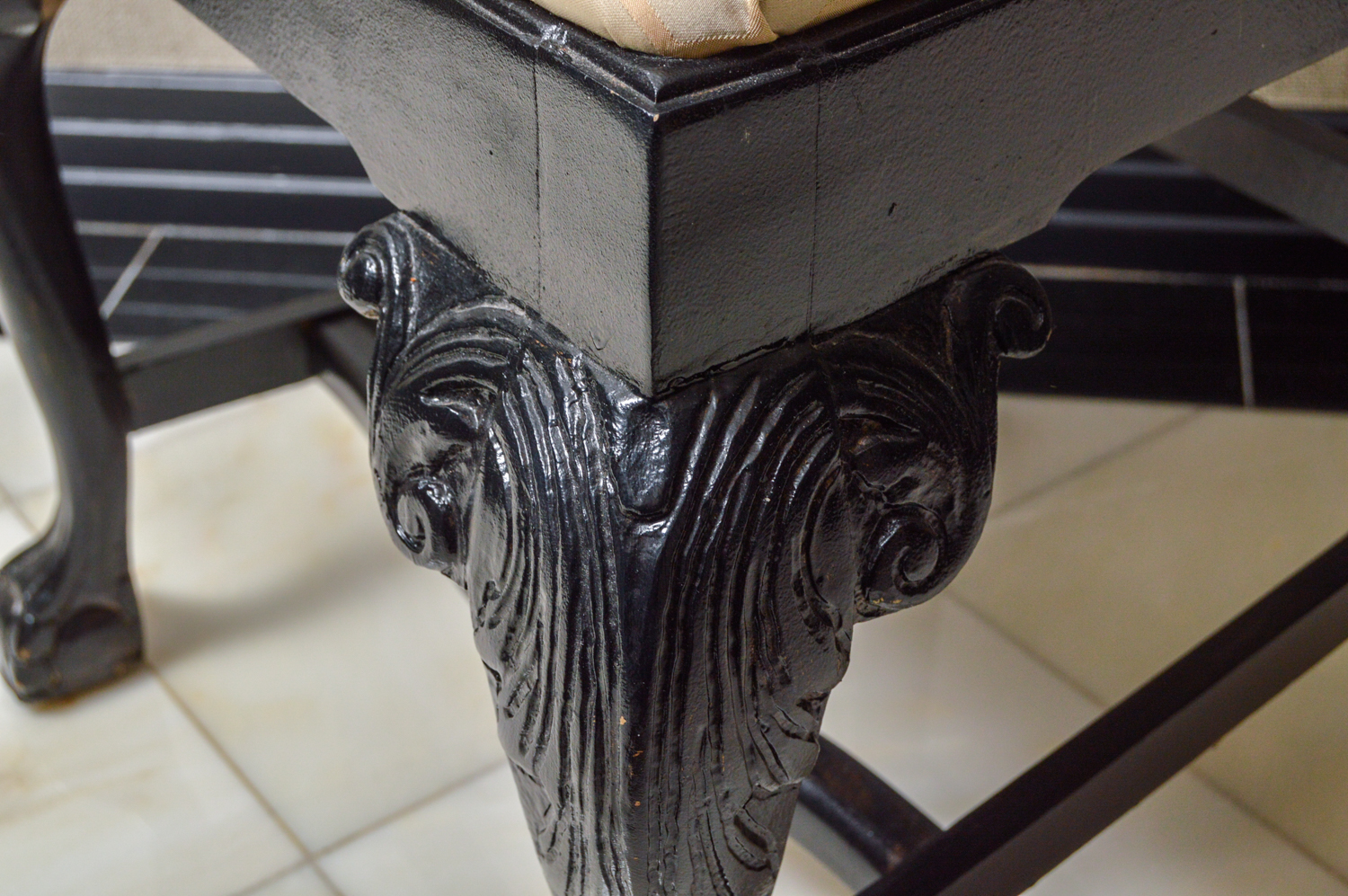 Set of Chippendale Style Dining Chairs by Andre Originals