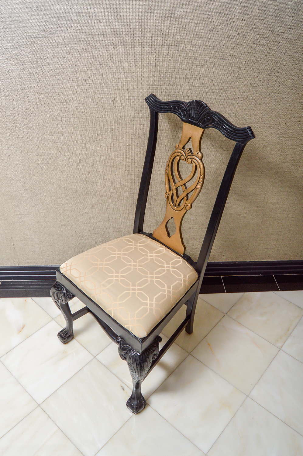 Set of Chippendale Style Dining Chairs by Andre Originals
