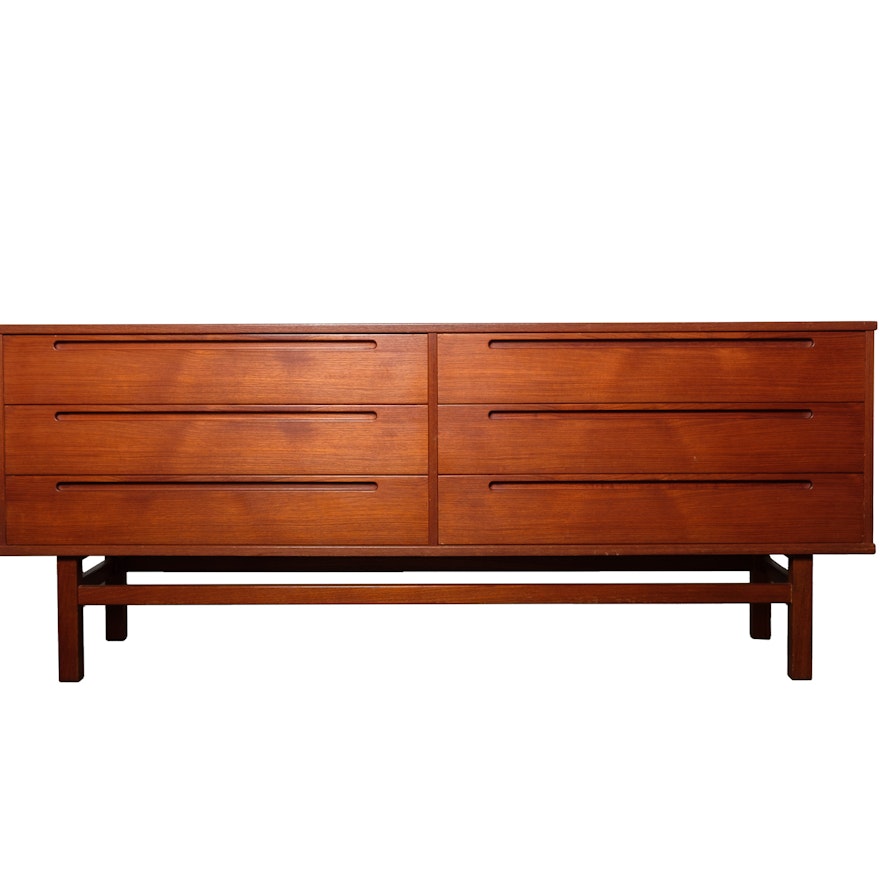 Danish Modern Teak Dresser by Nils Jonsson for HJN Mobler