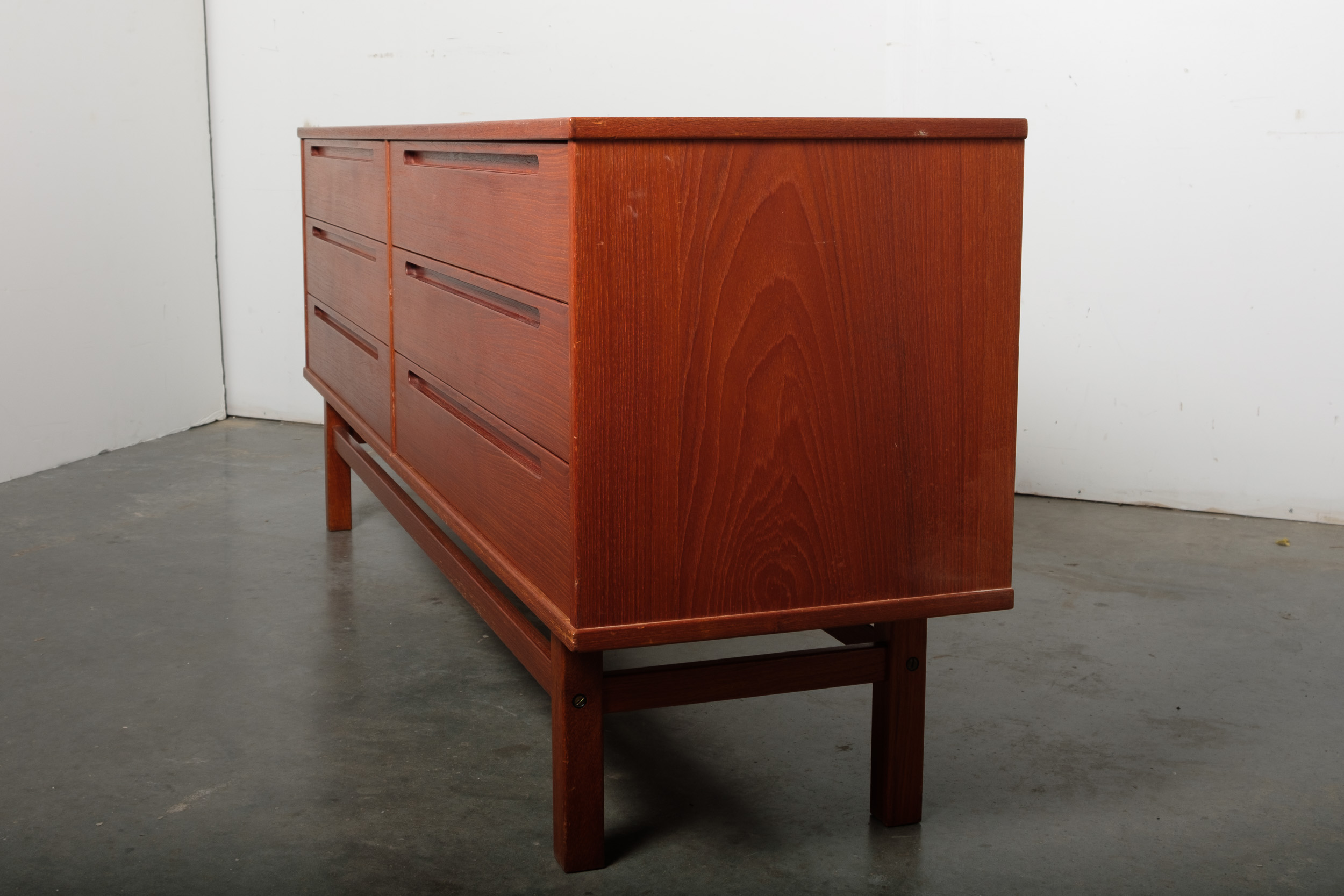Danish Modern Teak Dresser by Nils Jonsson for HJN Mobler