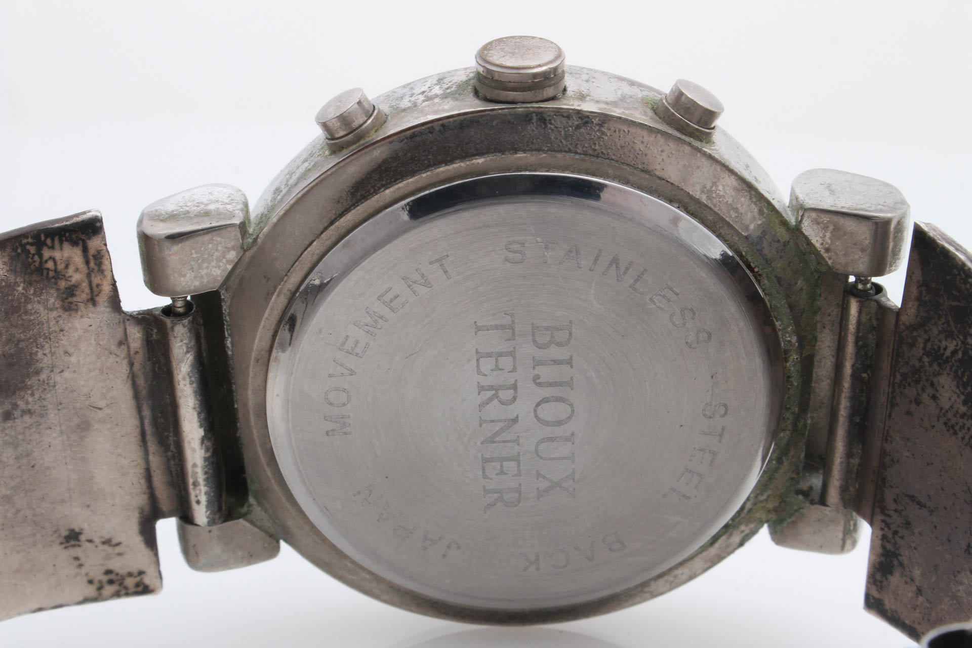 Terner Watch with Sterling Silver Set with Coral , Onyx and More