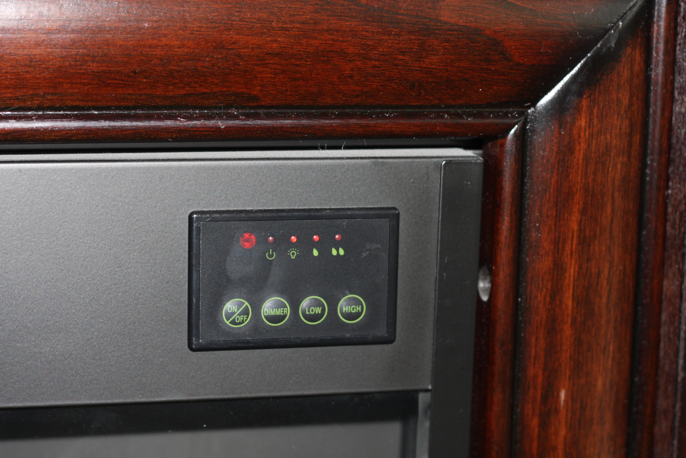 Electric Fireplace Wooden Cabinet