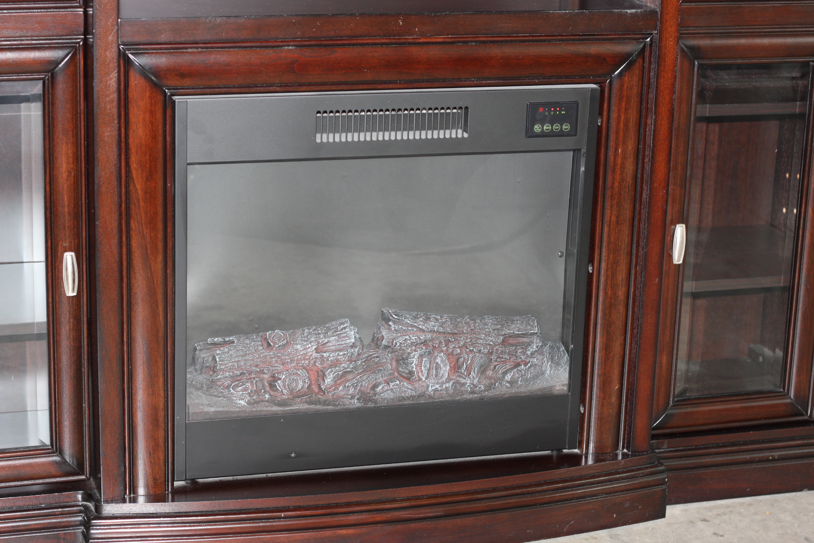 Electric Fireplace Wooden Cabinet