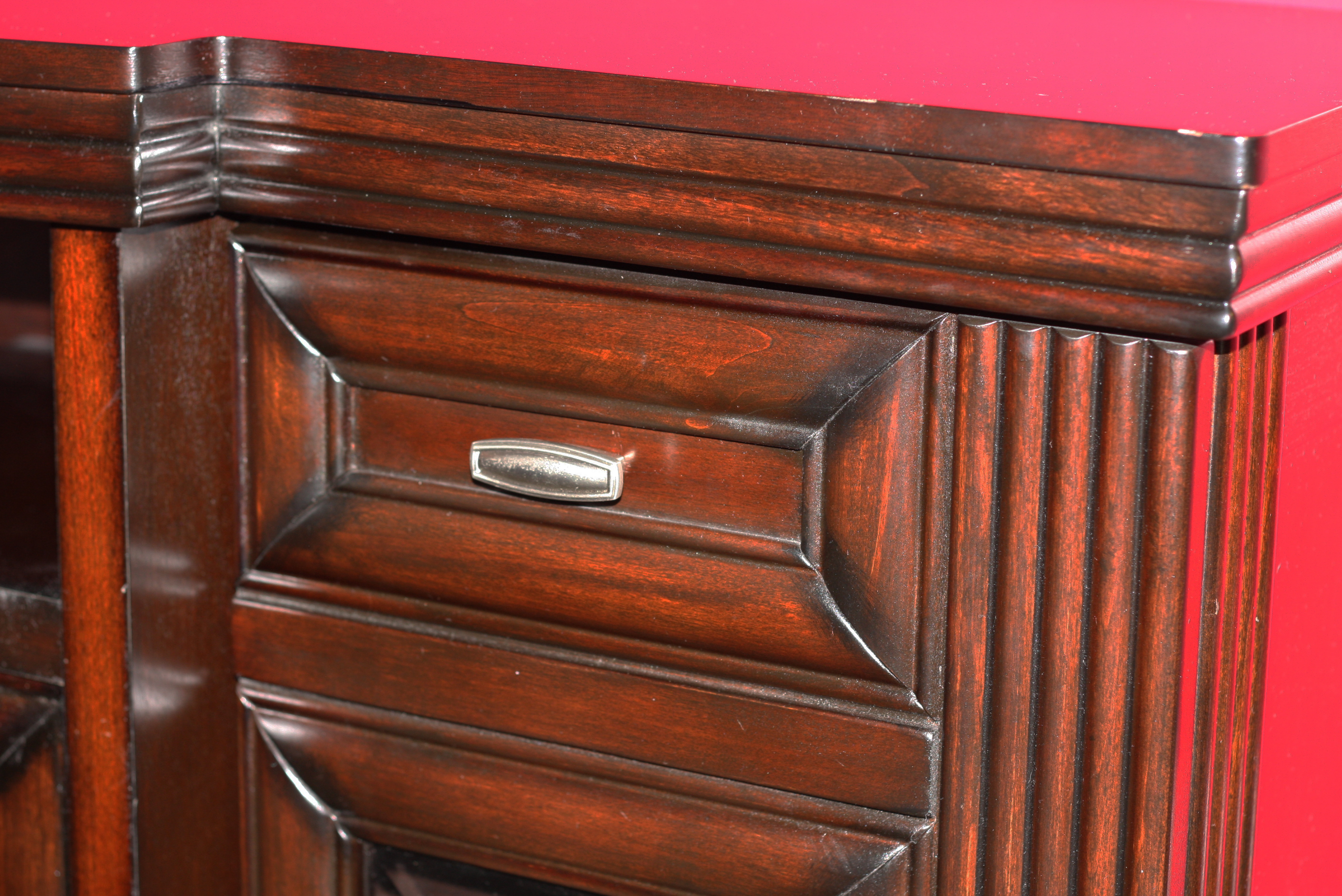 Electric Fireplace Wooden Cabinet