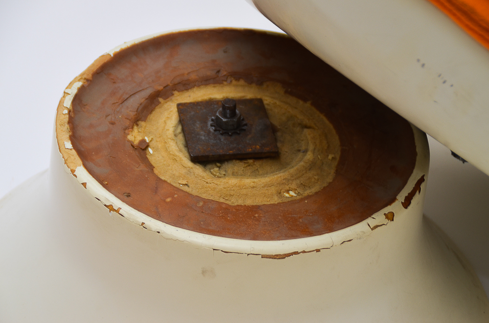 Vintage Mid Century Modern Armchair and Ottoman