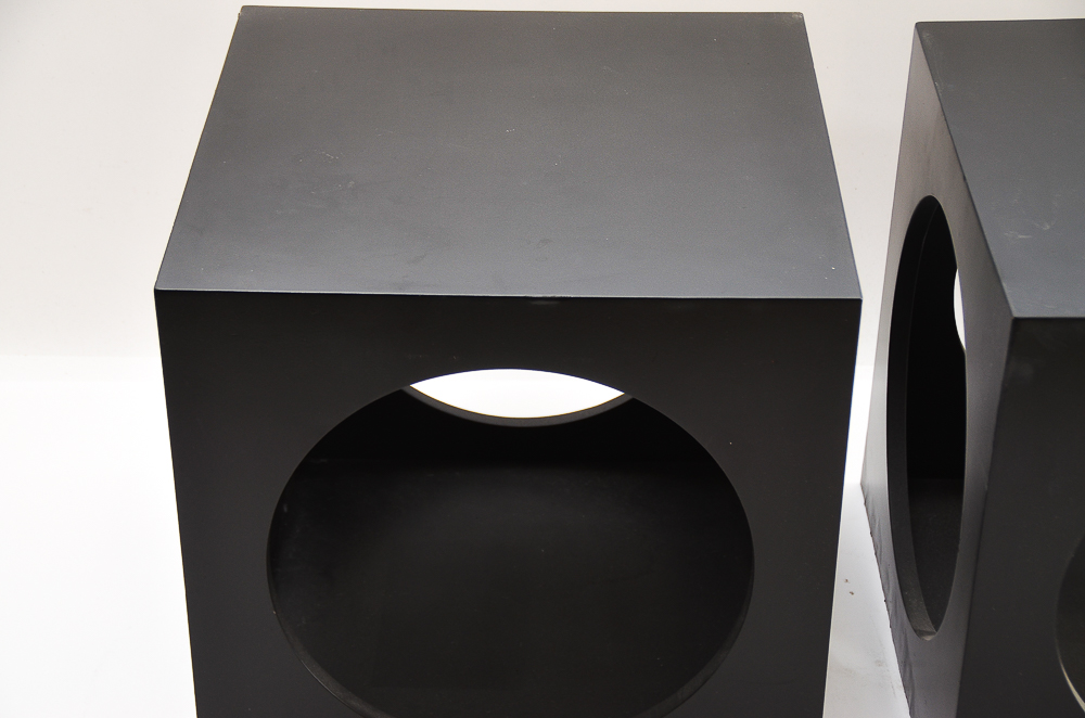Mid Century Modern Cube End Tables