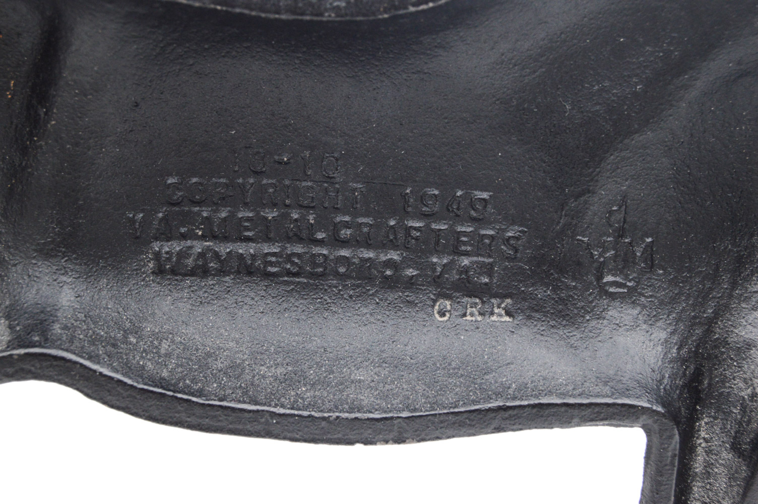 Virginia Metalcrafters "Hunter" Horse Cast Iron Doorstopper 1949 by CRK