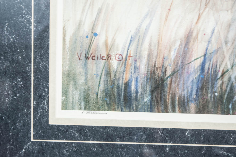 Print of Watercolor by V. Weller