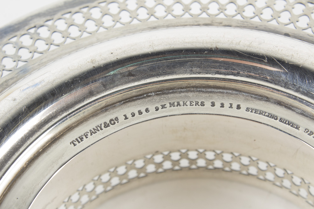 Tiffany & Co. and Lenox Porcelain and Sterling Honey Pot with Spreader