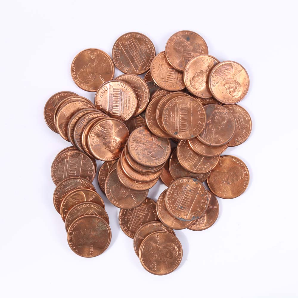 1979-D Lincoln Penny Roll