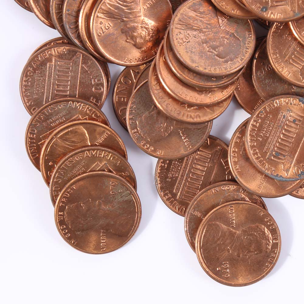 1979-D Lincoln Penny Roll