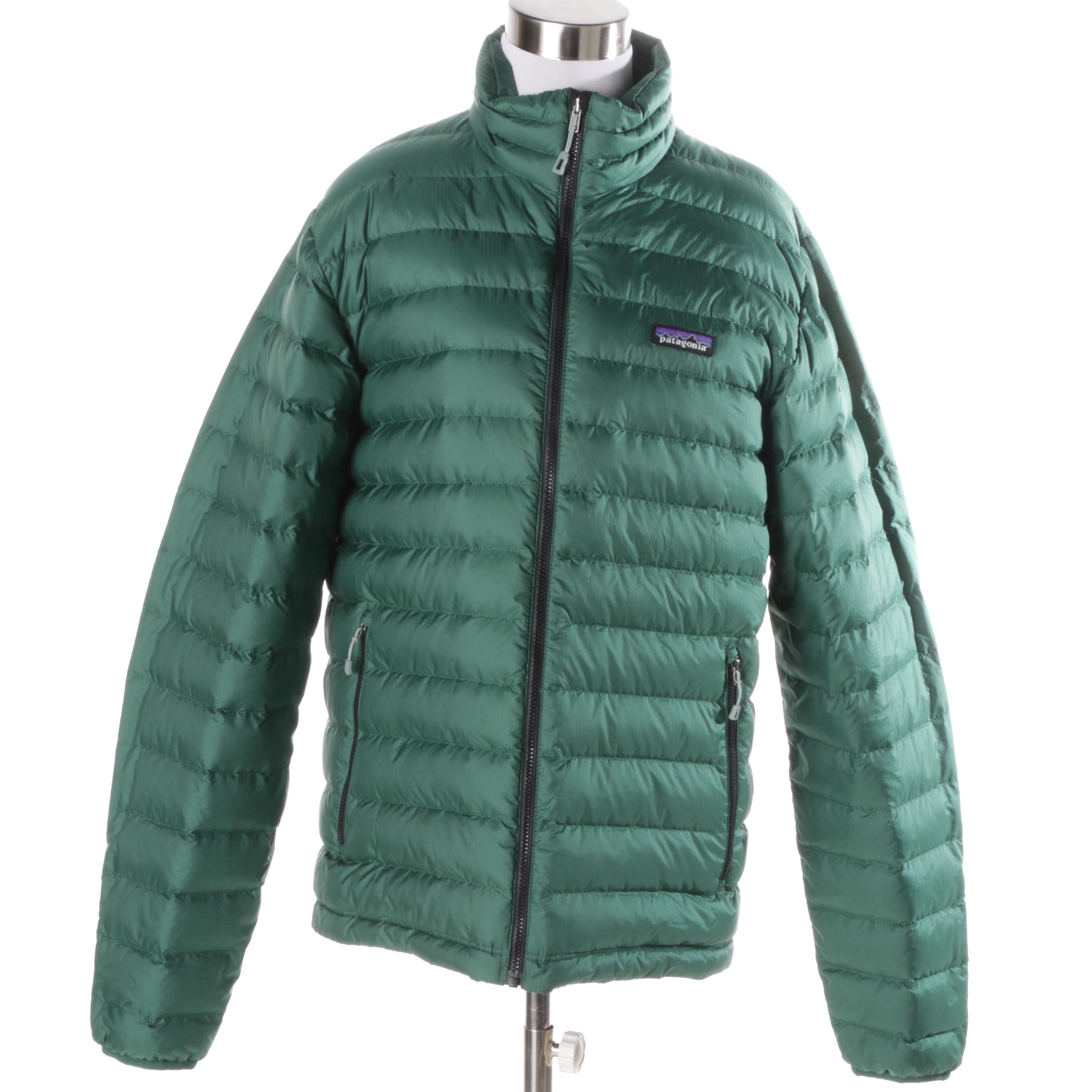 Men's Patagonia Green Puffer Coat