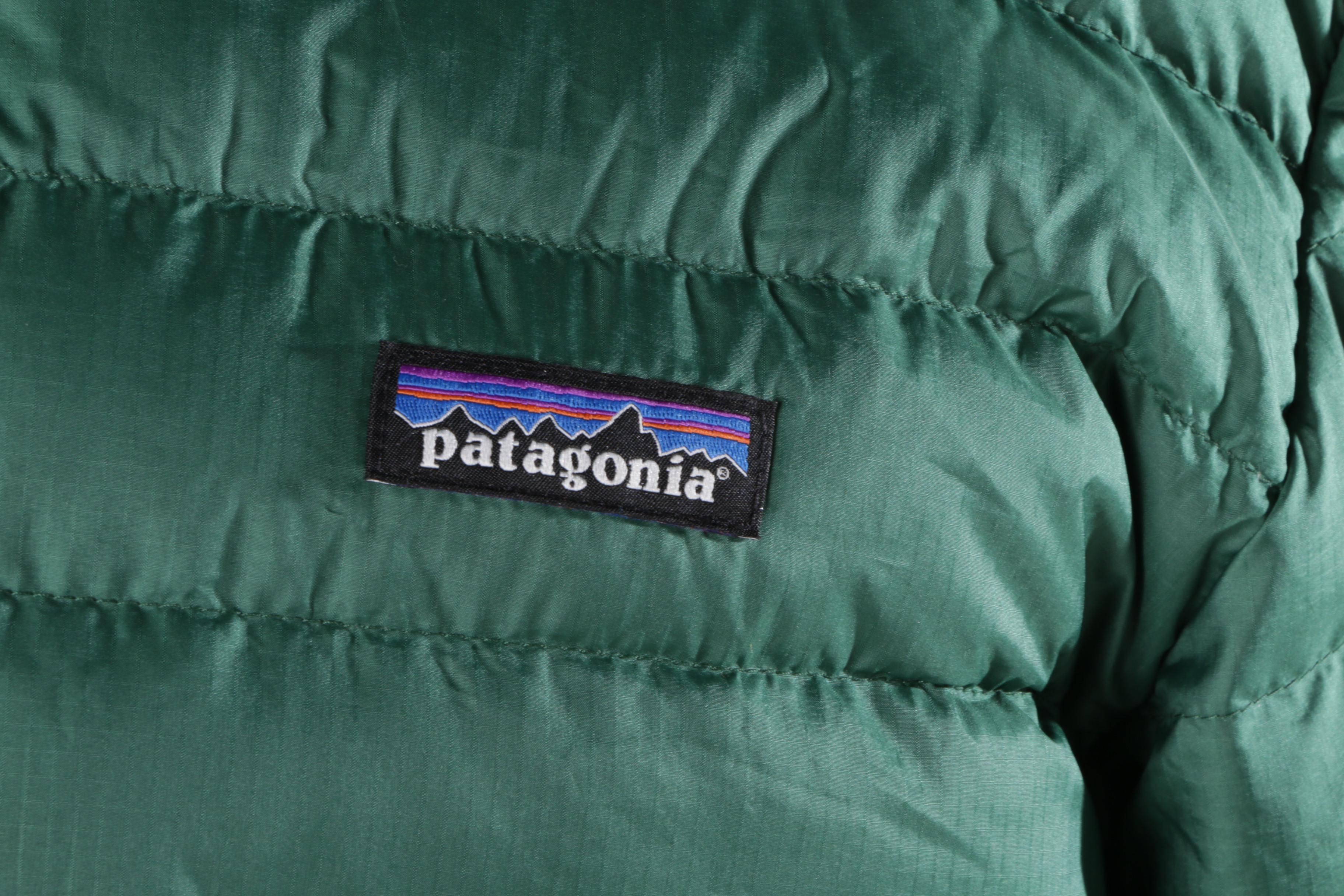 Men's Patagonia Green Puffer Coat