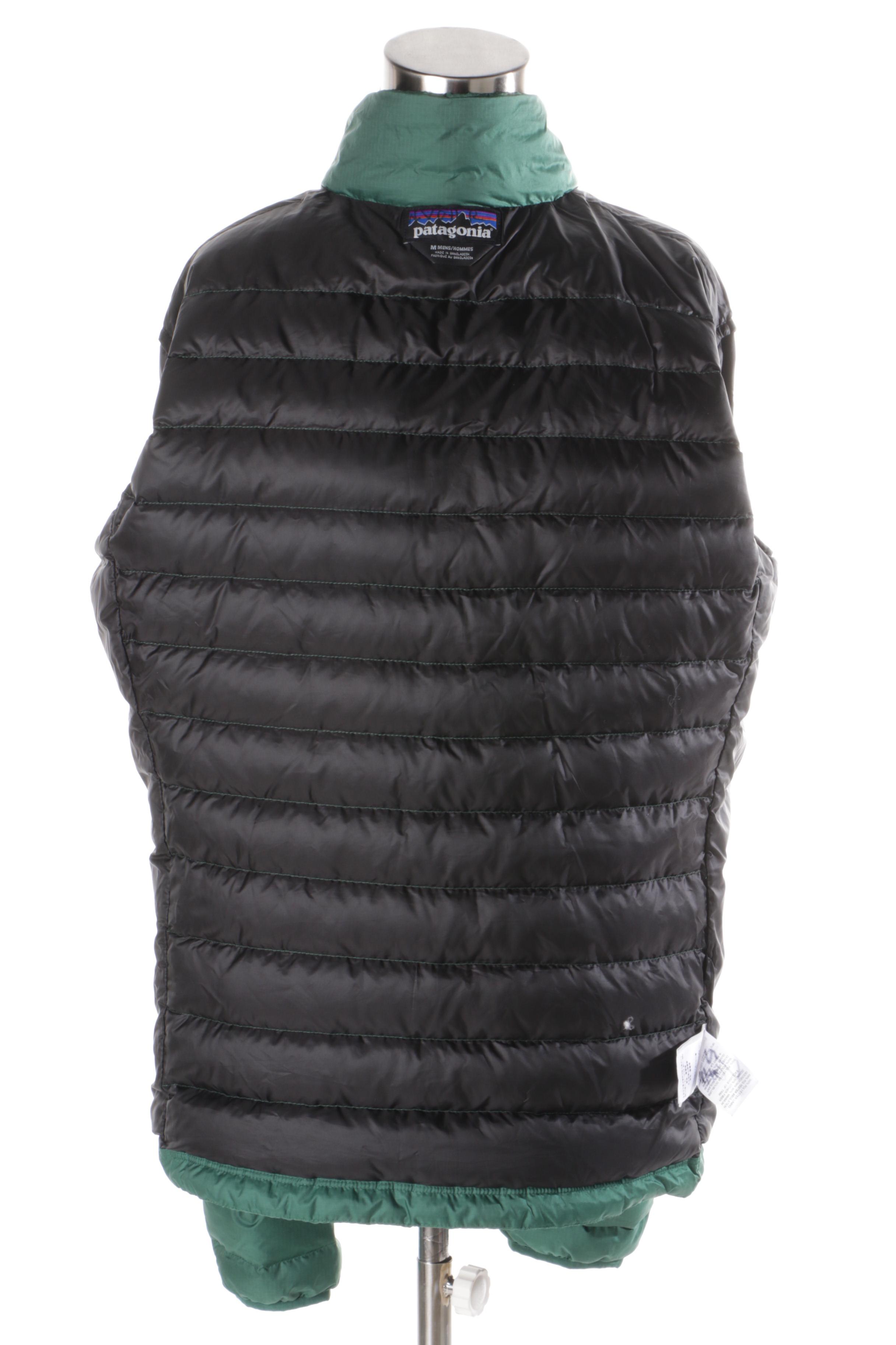 Men's Patagonia Green Puffer Coat