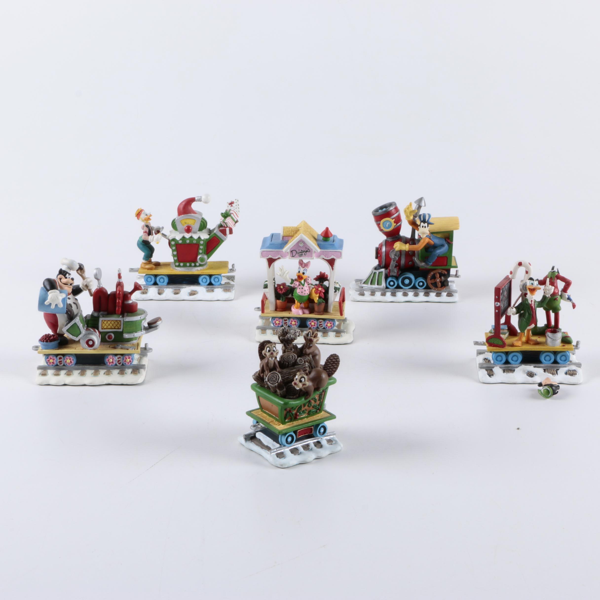 Disney "Winter Wonderland" Ceramic Train Figurines
