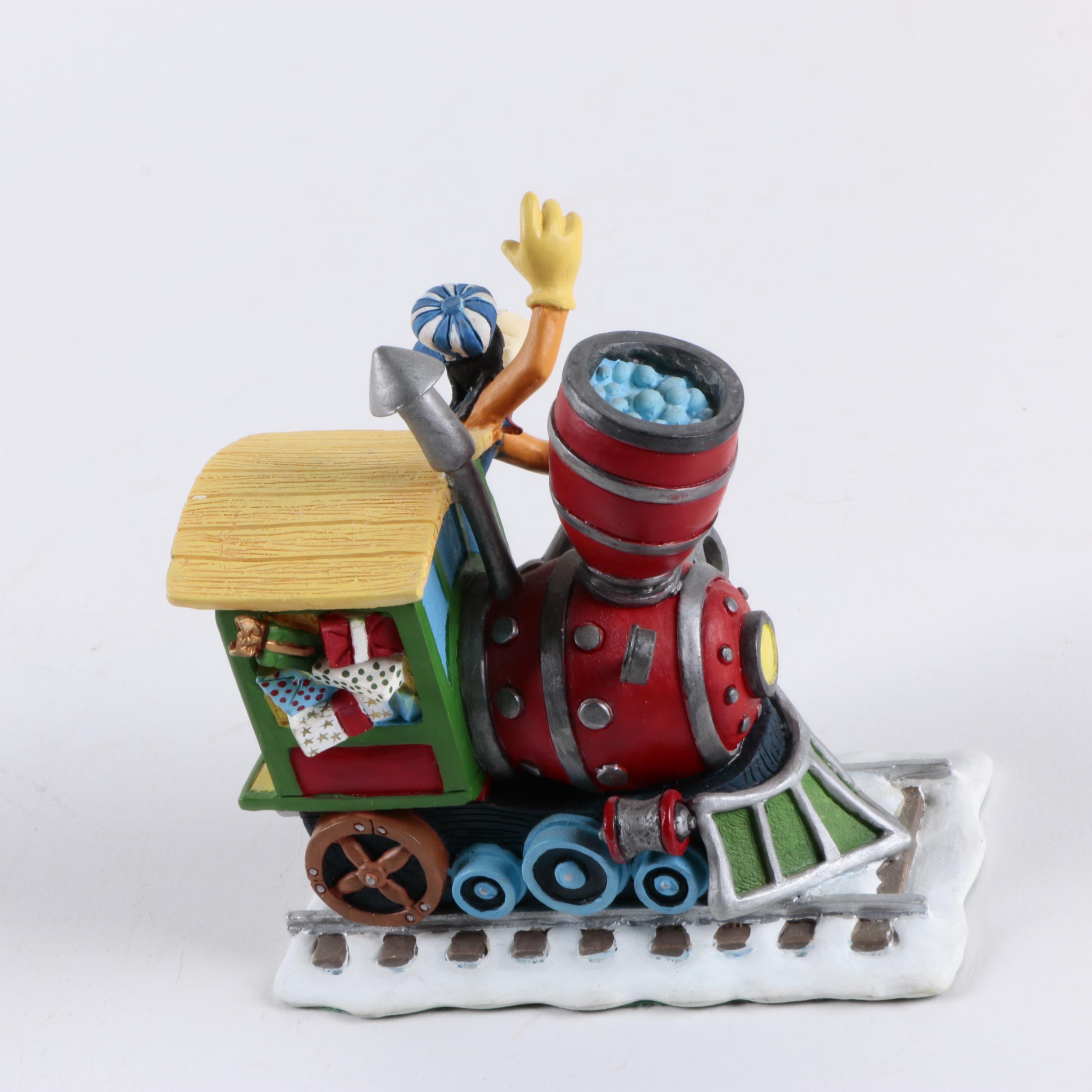 Disney "Winter Wonderland" Ceramic Train Figurines